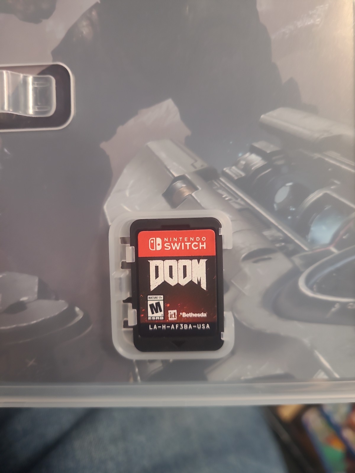 Doom (Nintendo Switch, 2017) in case