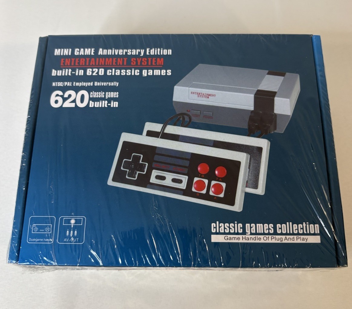 Mini Game Anniversary Edition Entertainment System 620 Built-In Games New Sealed