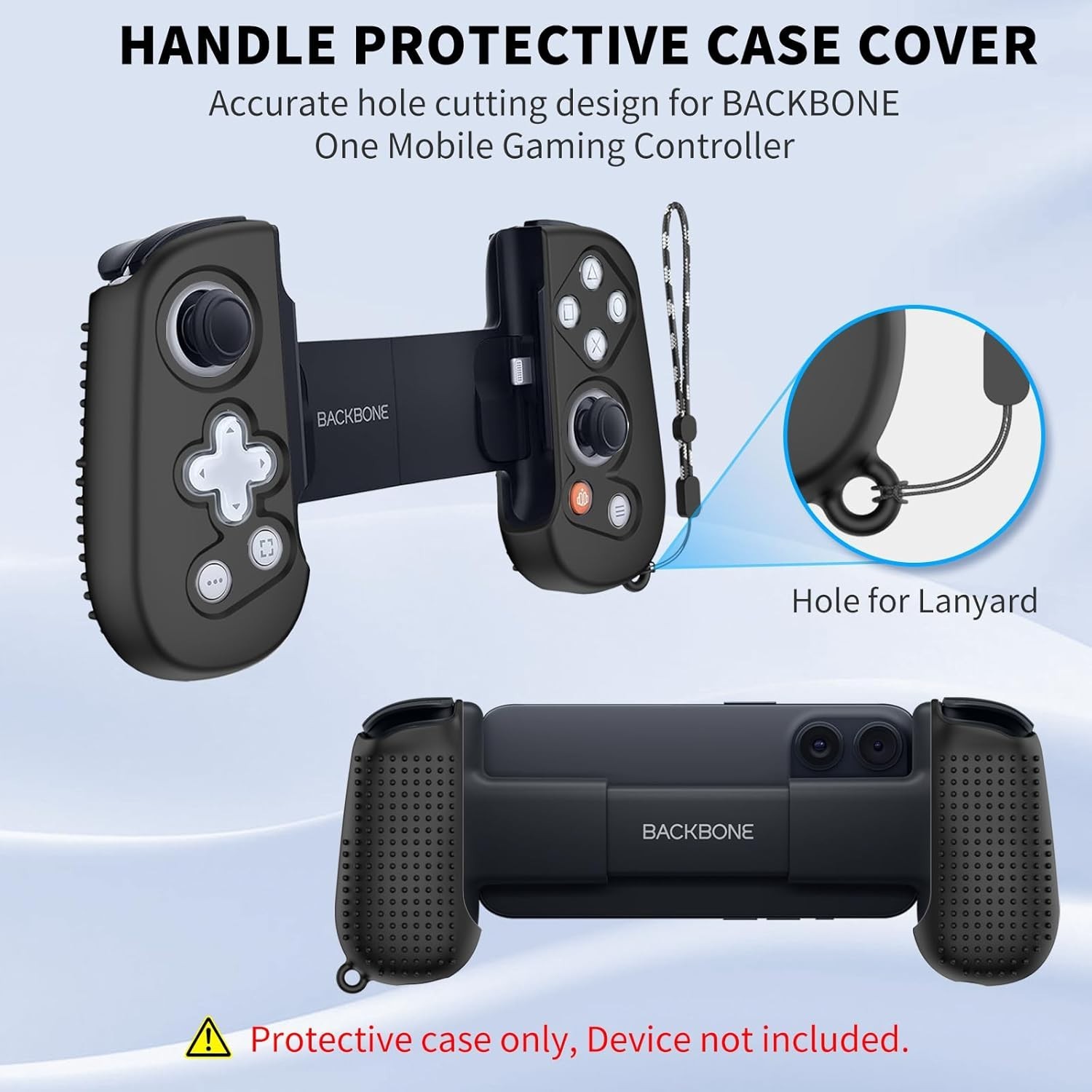 Handle Protective Case for Backbone One Mobile Gaming Controller OFF WHITE