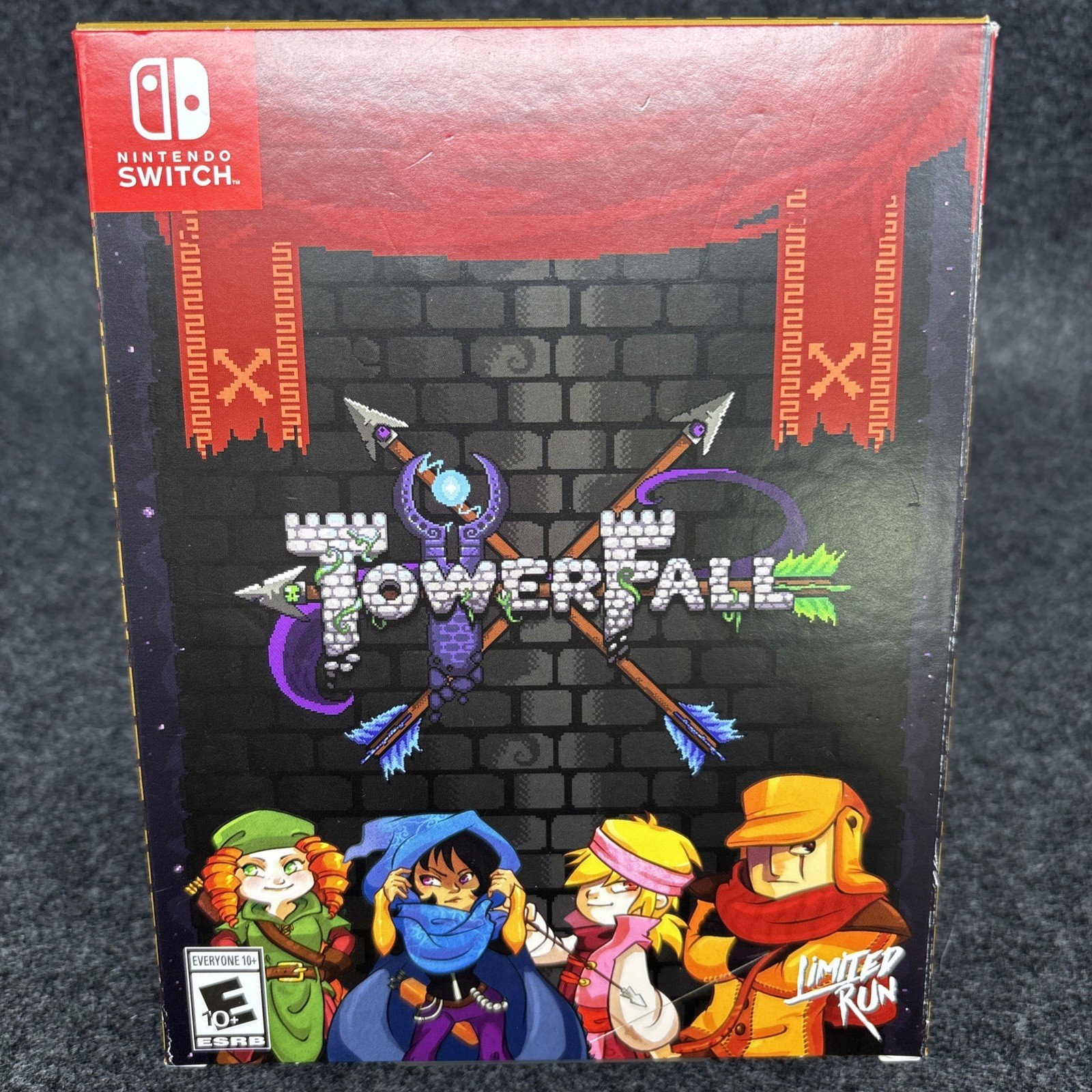 TowerFall Collector’s Edition (Switch) – Authentic Box And Collectibles Only