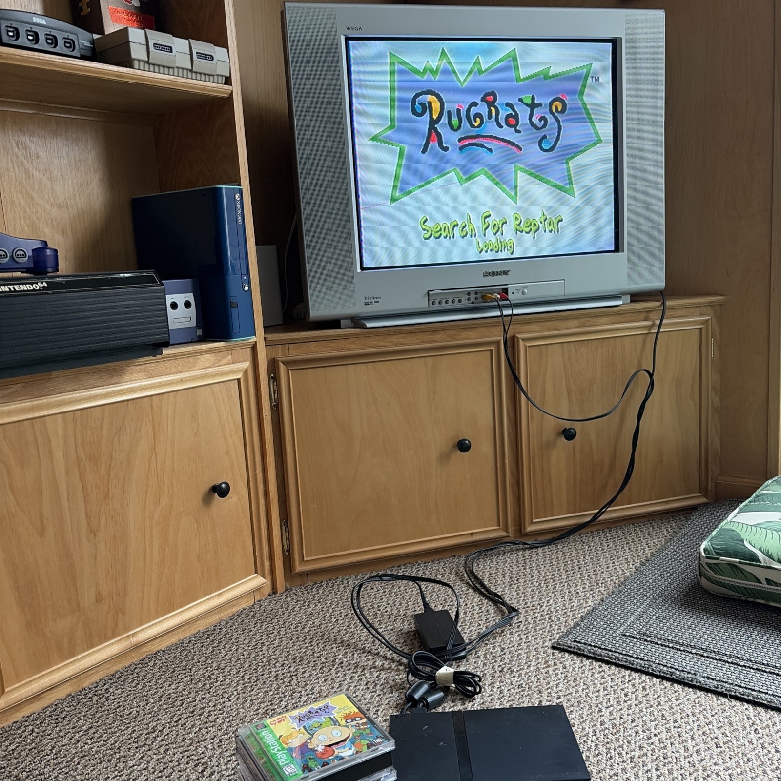 Rugrats: Search for Reptar (Sony PlayStation 1, 1998) Complete CIB + Resurfaced