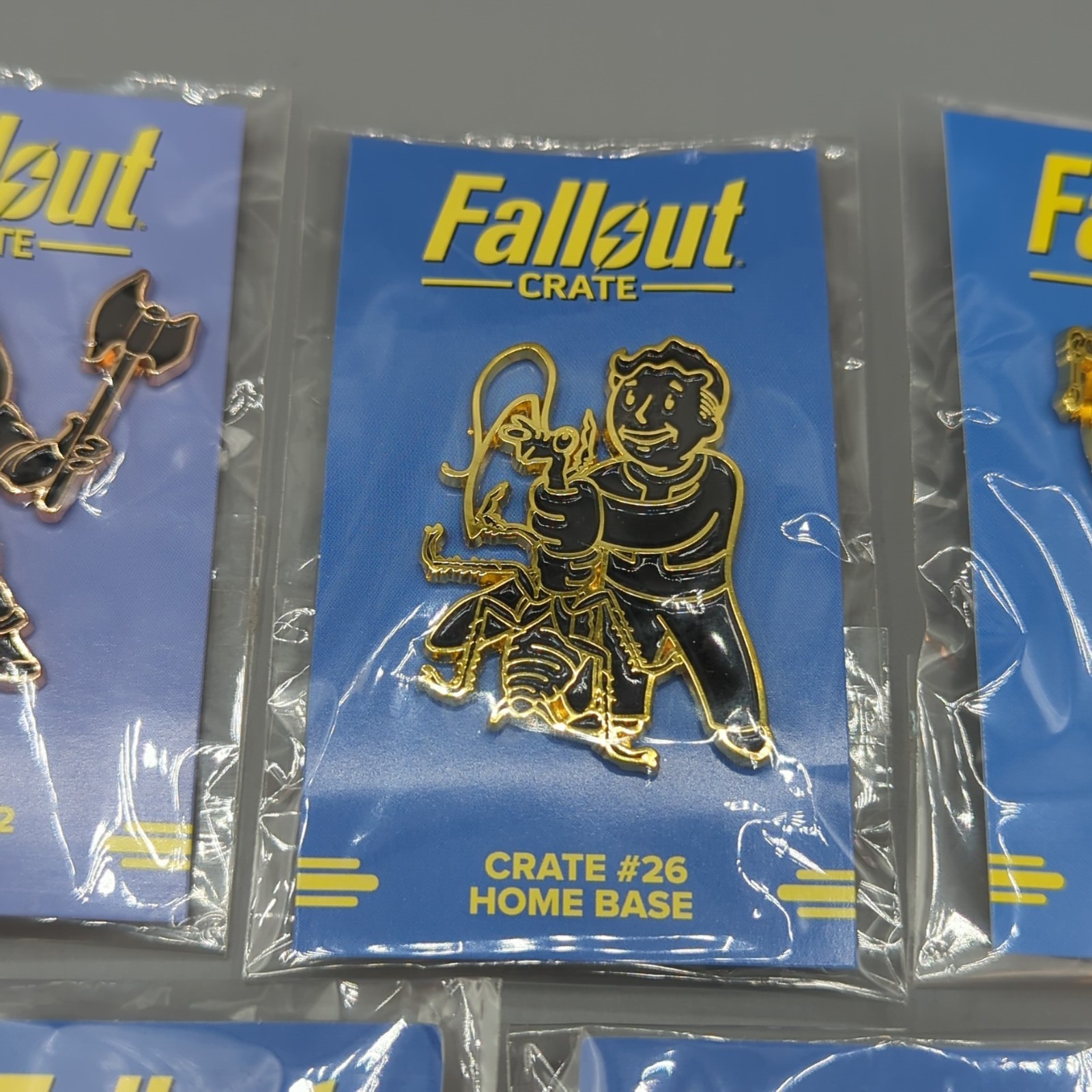 Lot of 5 Loot Crate Fallout Crate Pins #22, #26, #27, #30, #32 New