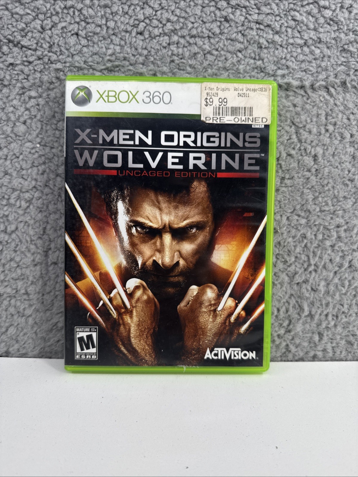 X-Men Origins: Uncaged Edition (Lightly Used, Xbox 360) Tested/Works