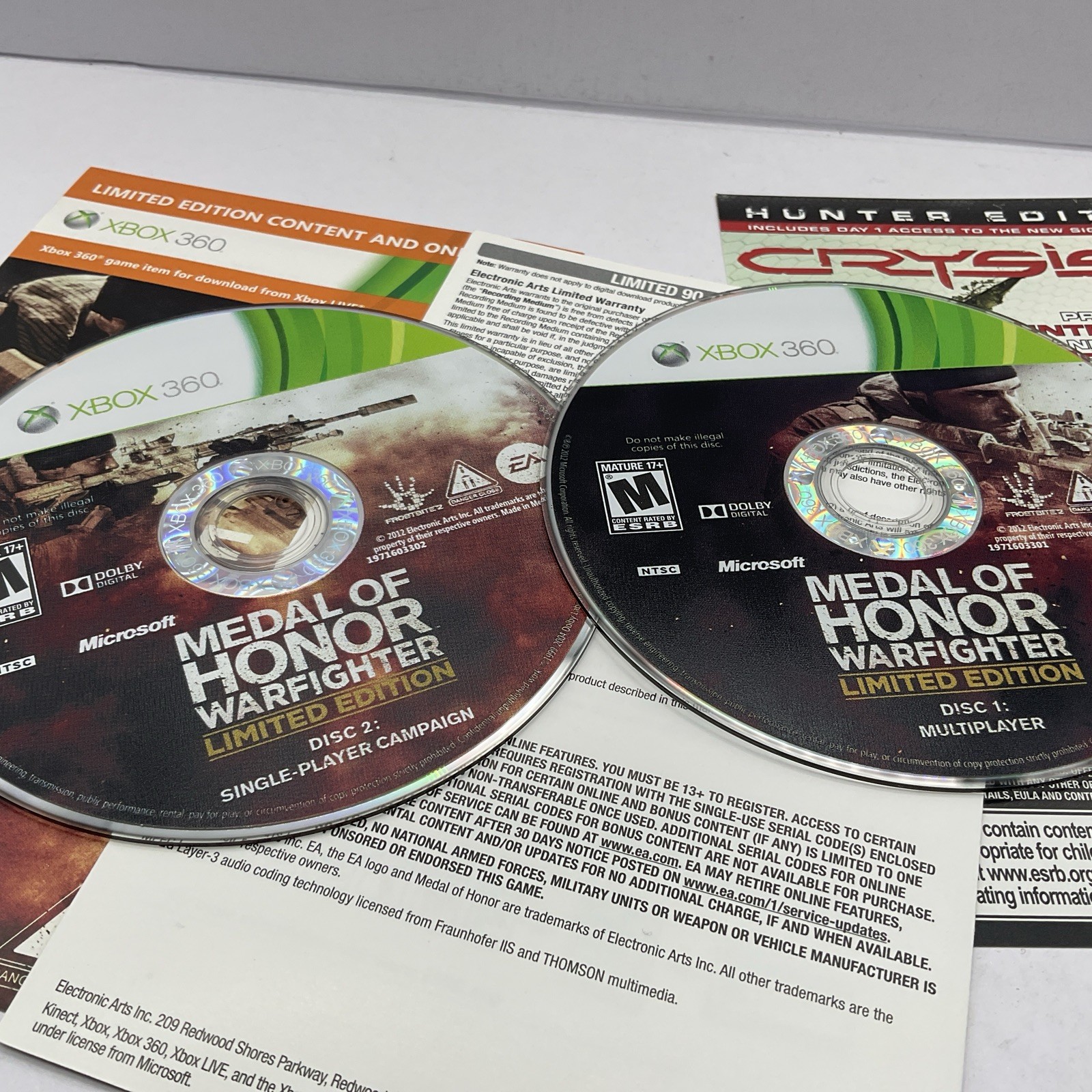 Medal of Honor: Warfighter Limited Edition (Xbox 360)Tested & Complete|Excellent