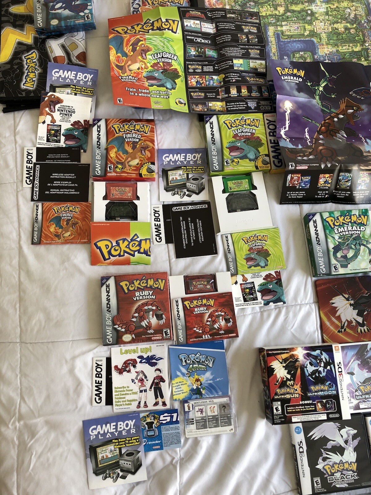 Pokemon Red Yellow Silver Gold Ruby Black White X Y FireRed Shield Moon Sun game