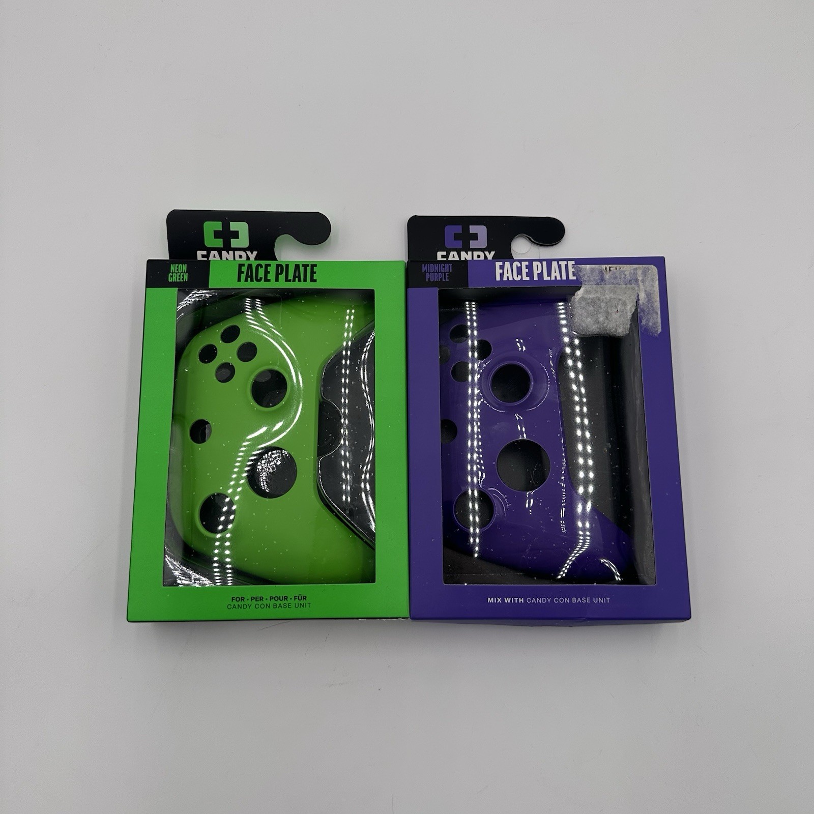 Candy Con Midnight Purple & Neon Green Face Plate GameStop Exclusive New