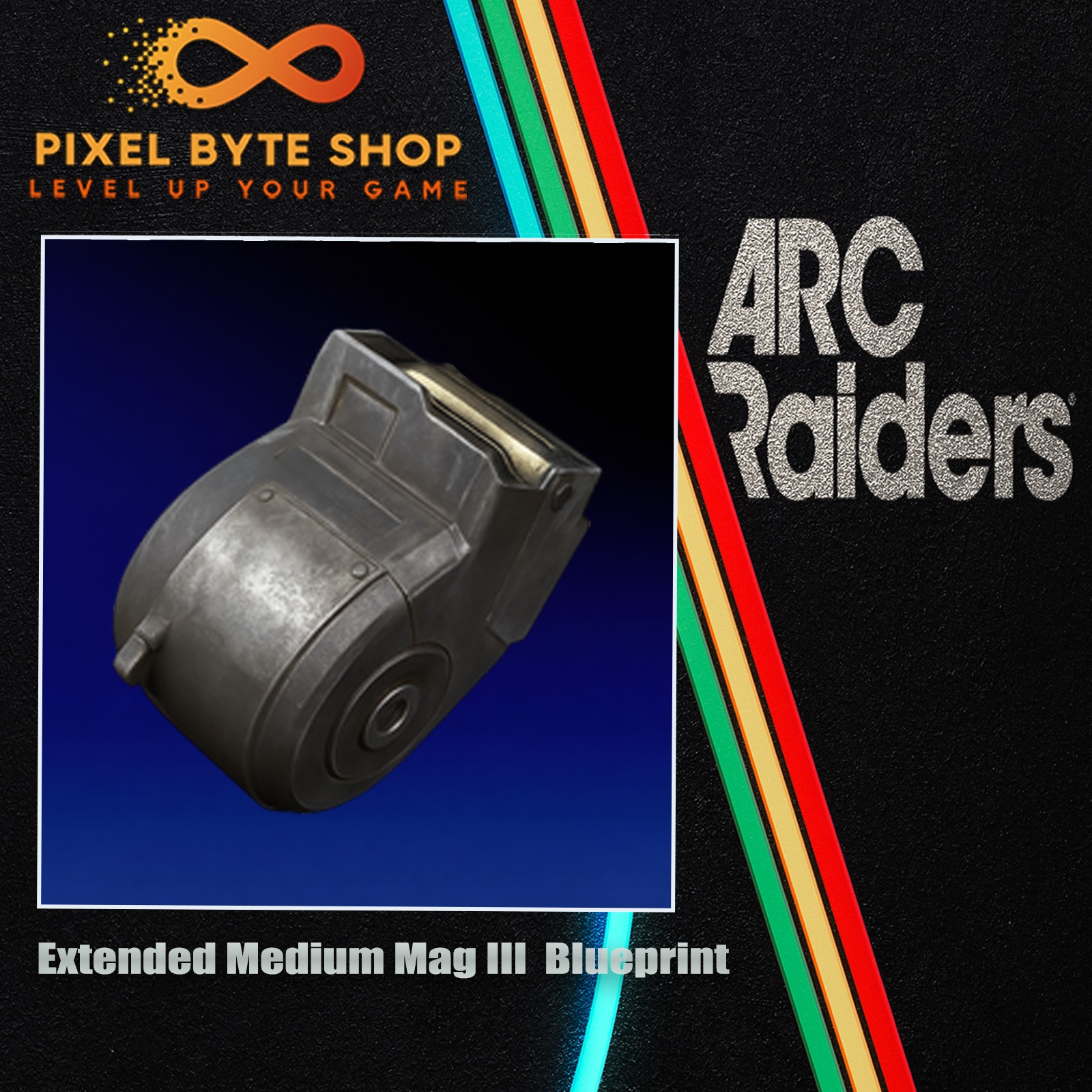 Arc Raiders Extended Medium Mag III Blueprint Trusted US Seller