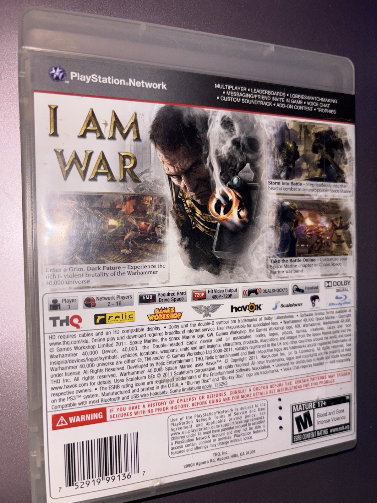 Warhammer 40K: Space Marine – Sony PlayStation 3