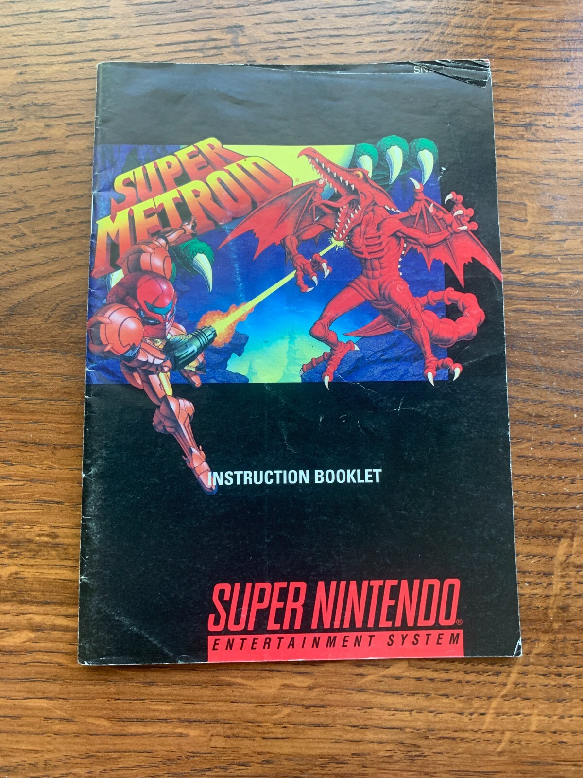 Super Metroid SNES Super Nintendo Instruction Manual Only