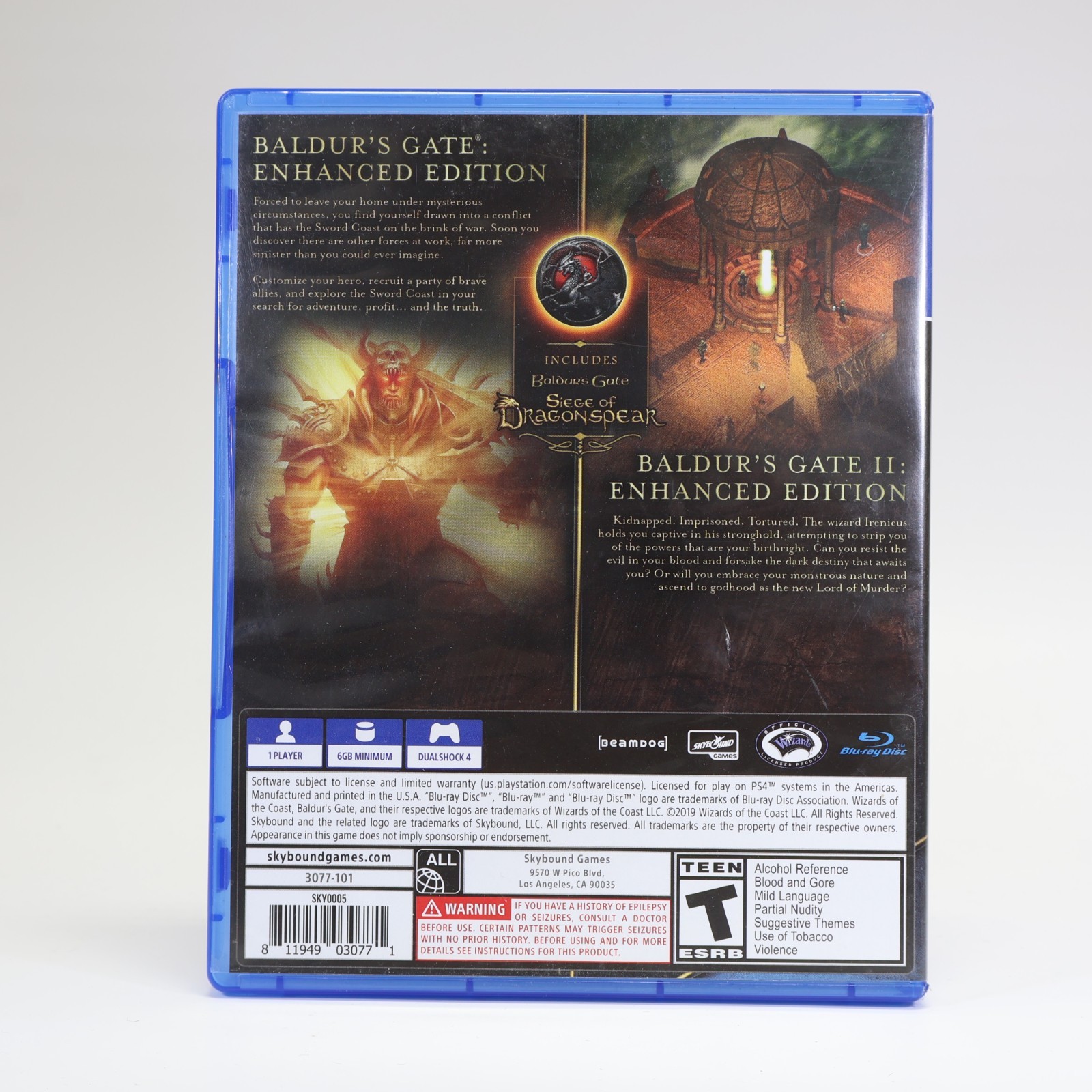Baldur’s Gate: Enhanced Edition (PS4) CIB – Authentic Good Condition