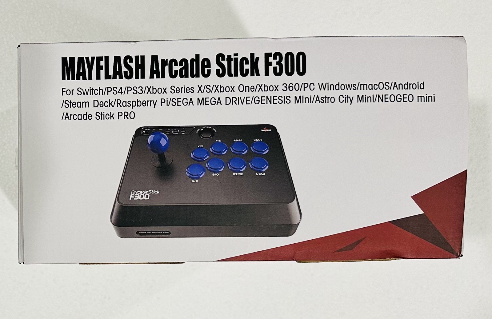Mayflash F300 Arcade Fight Stick for Switch, Xbox Series X/S,PS4,PS3,Xbox One,PC