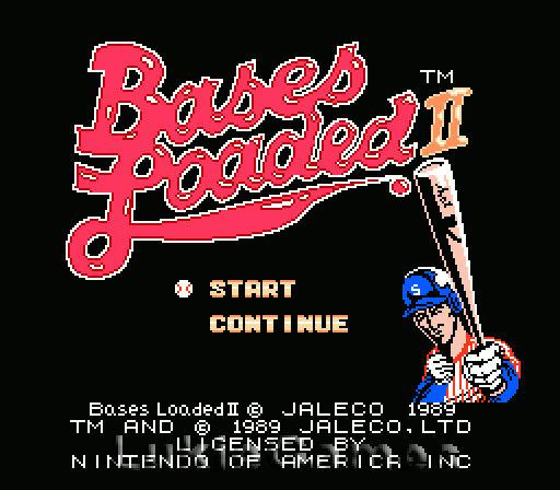 Bases Loaded II 2 – Fun NES Nintendo Baseball Game