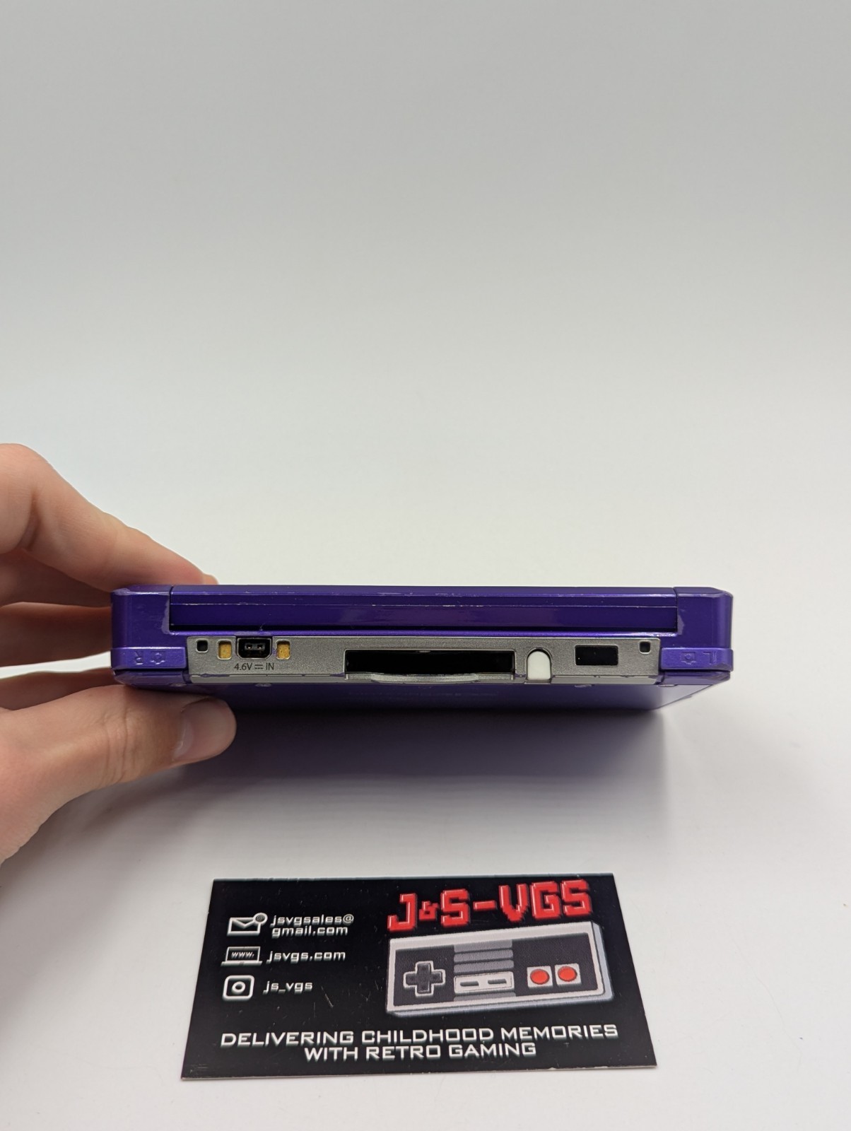 Nintendo 3DS Midnight Purple CIB With Charger Booklet