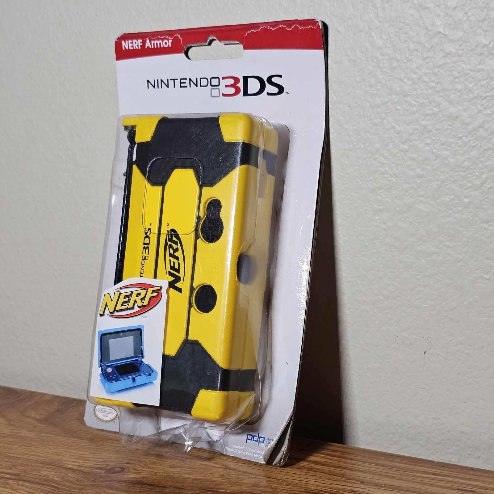 Nintendo 3DS NERF Protection Case Armor Yellow & Black DSI DS Lite NEW