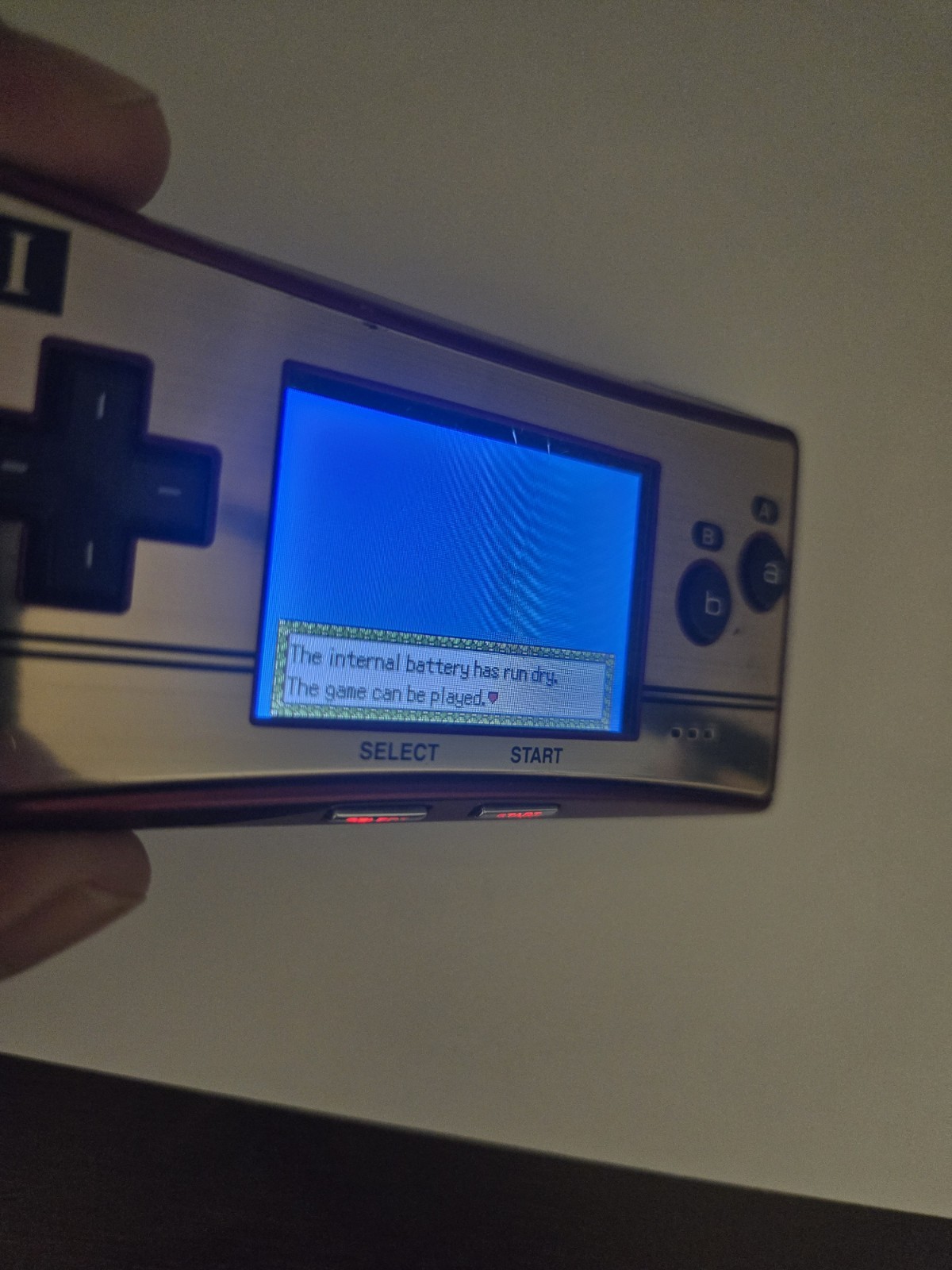 Nintendo Game Boy Micro – 20th Anniversary Edition Handheld System – Gold/Red