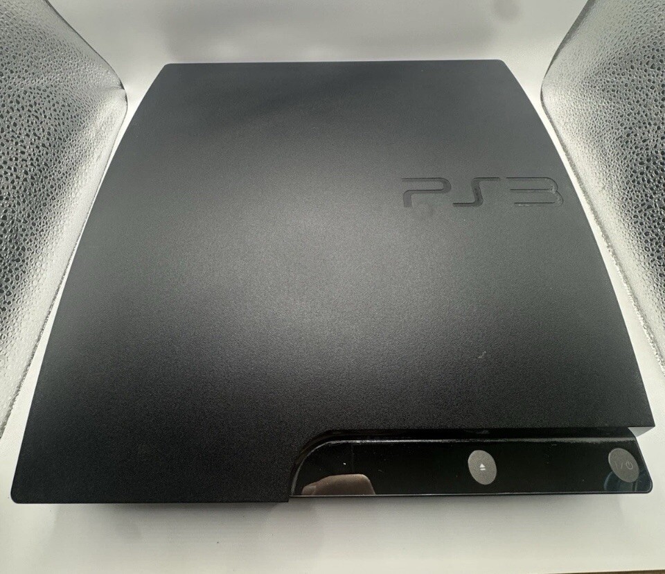 Sony PlayStation 3-PS3 Slim 160gb Console In Box-Black-With 3rd Party Controller