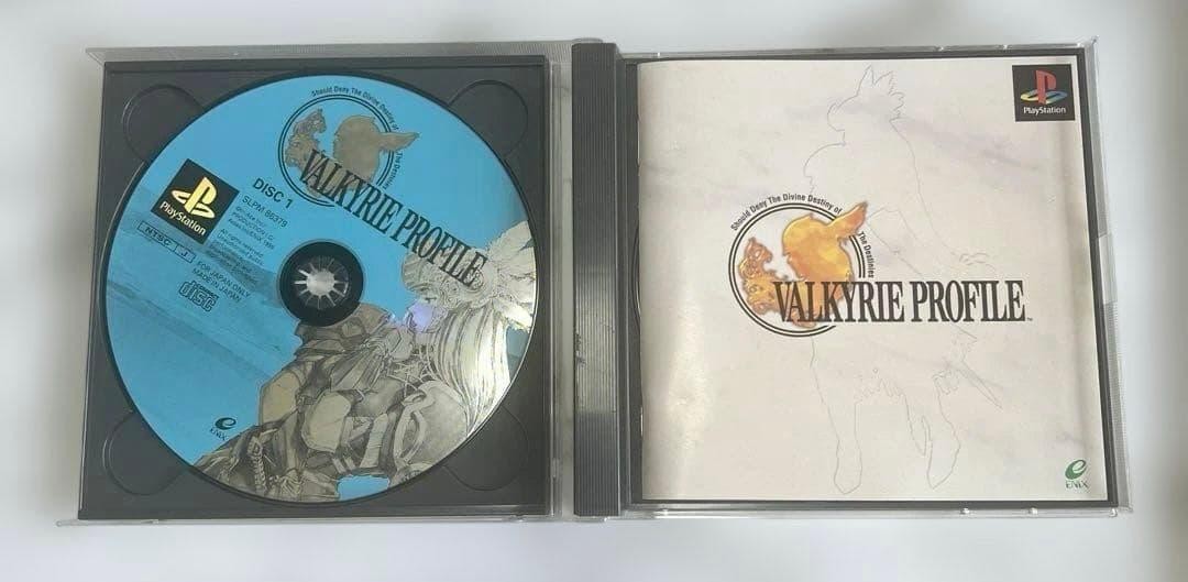 Lot 2 Valkyrie Profile 1 & 2 Silmeria set PS1 PS2 Playstation 2 Japan ver Tested