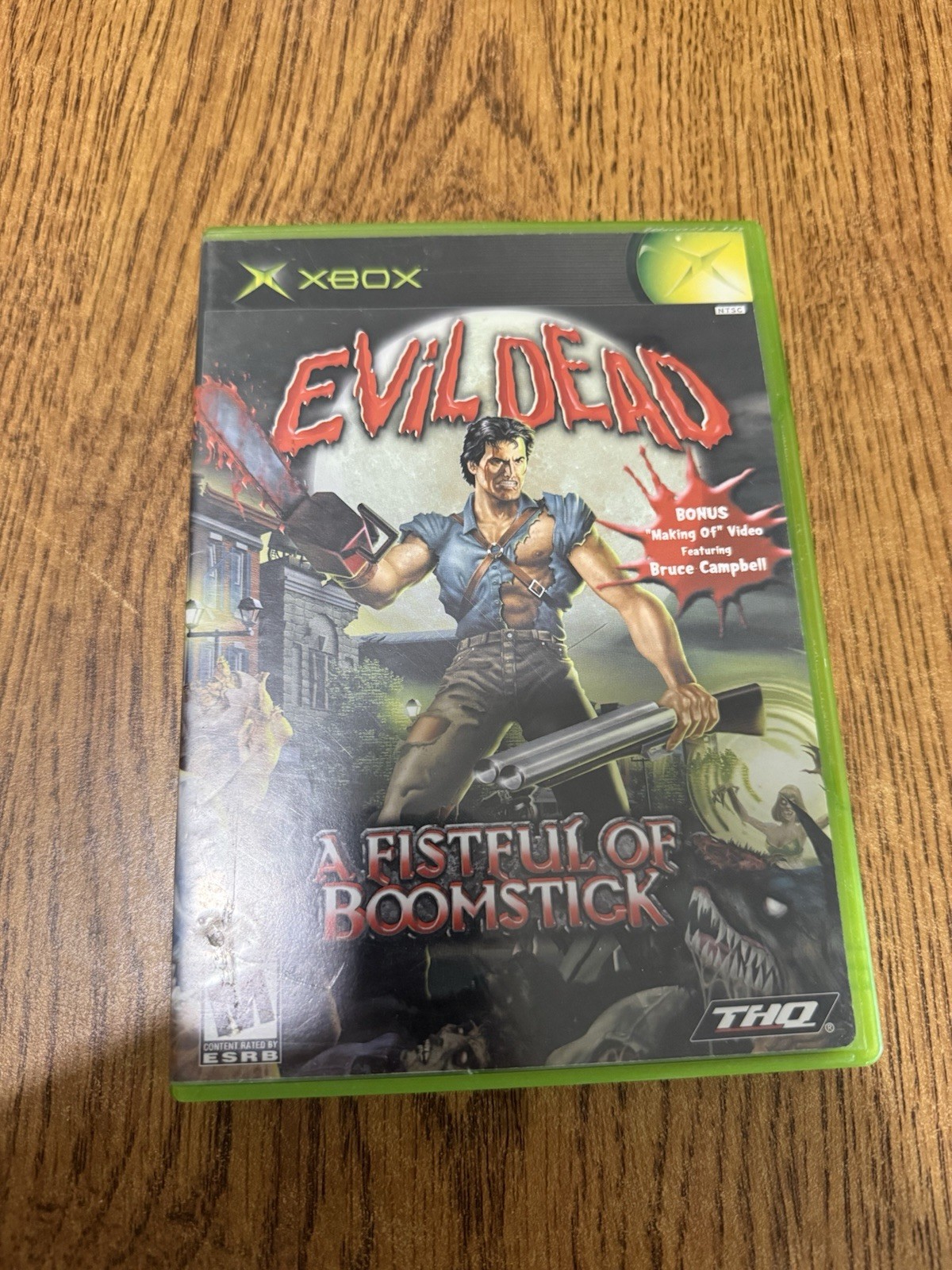 Evil Dead: A Fistful of Boomstick (Microsoft Xbox, 2003) Complete Tested & Works