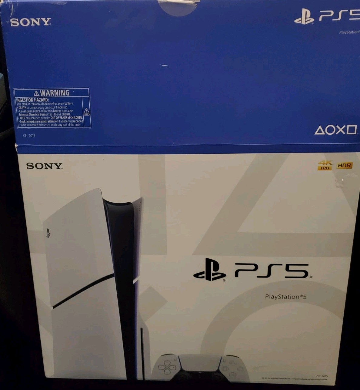 Sony PlayStation 5 PS5 Slim White BD Disc 1TB CFI-2015 10.01 FW Bundle PLS READ