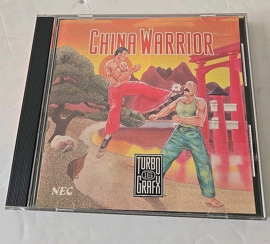 China Warrior Turbografx16 CIB 1989 Complete In Case