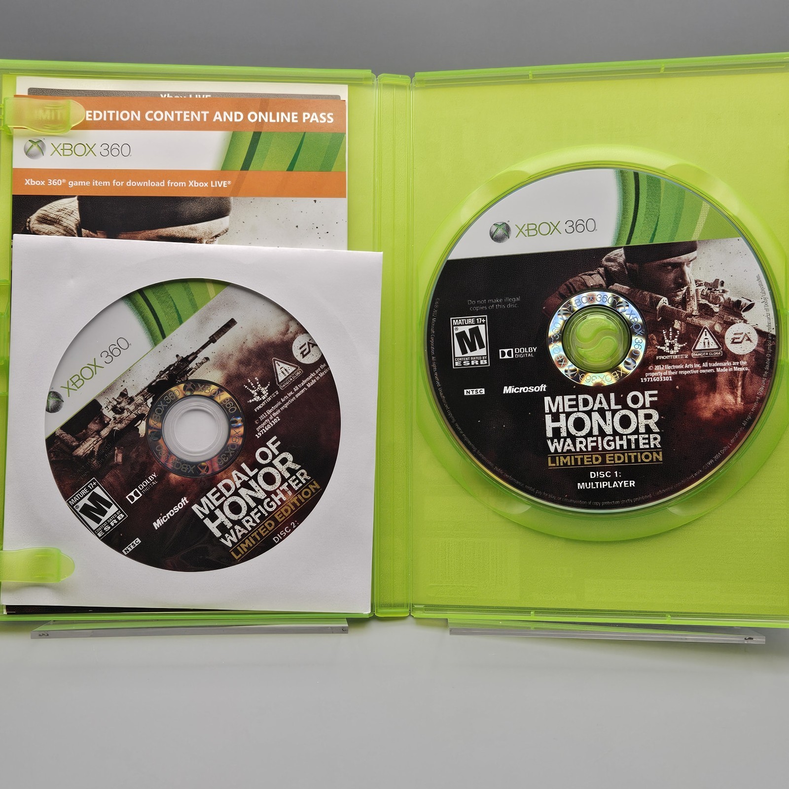 Medal of Honor Warfighter Xbox 360 Limited Edition Complete Excellent Refurb