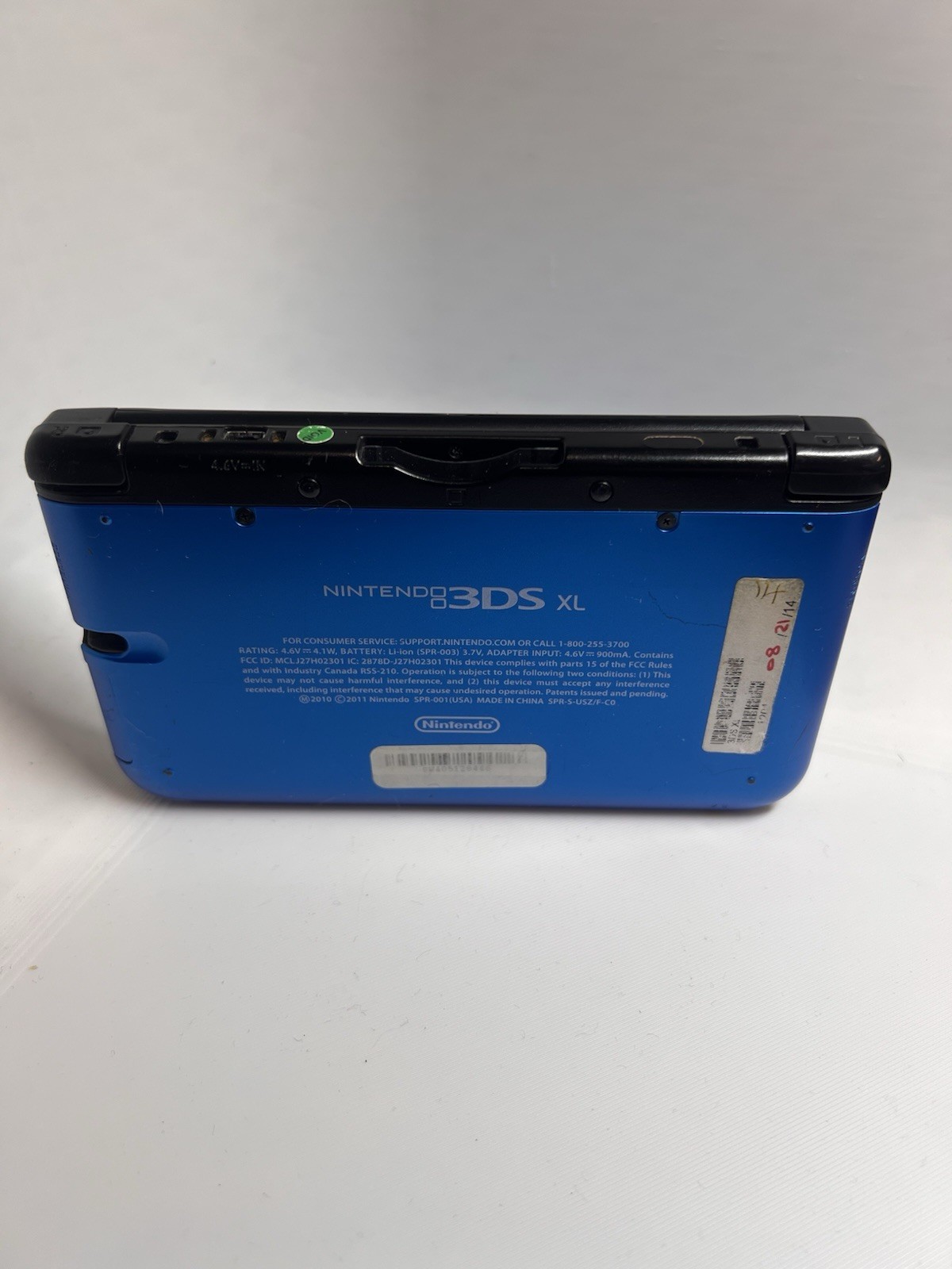 Nintendo 3DS XL Blue/Black w/ Stylus, Original Charger, 2GB Micro SD