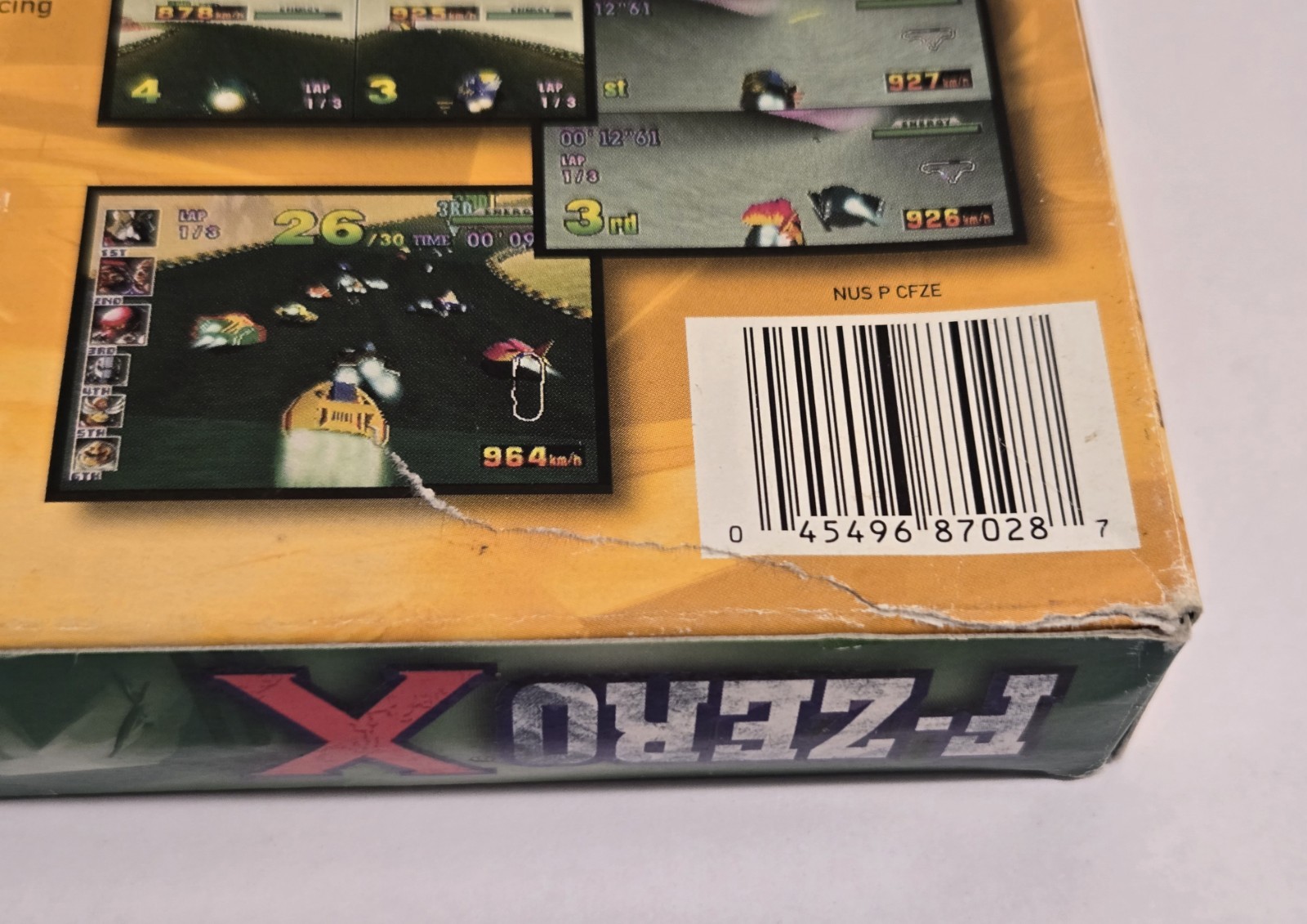 F-Zero X (Nintendo 64 | N64) Authentic Box, Manual, and Operation Card – NO GAME
