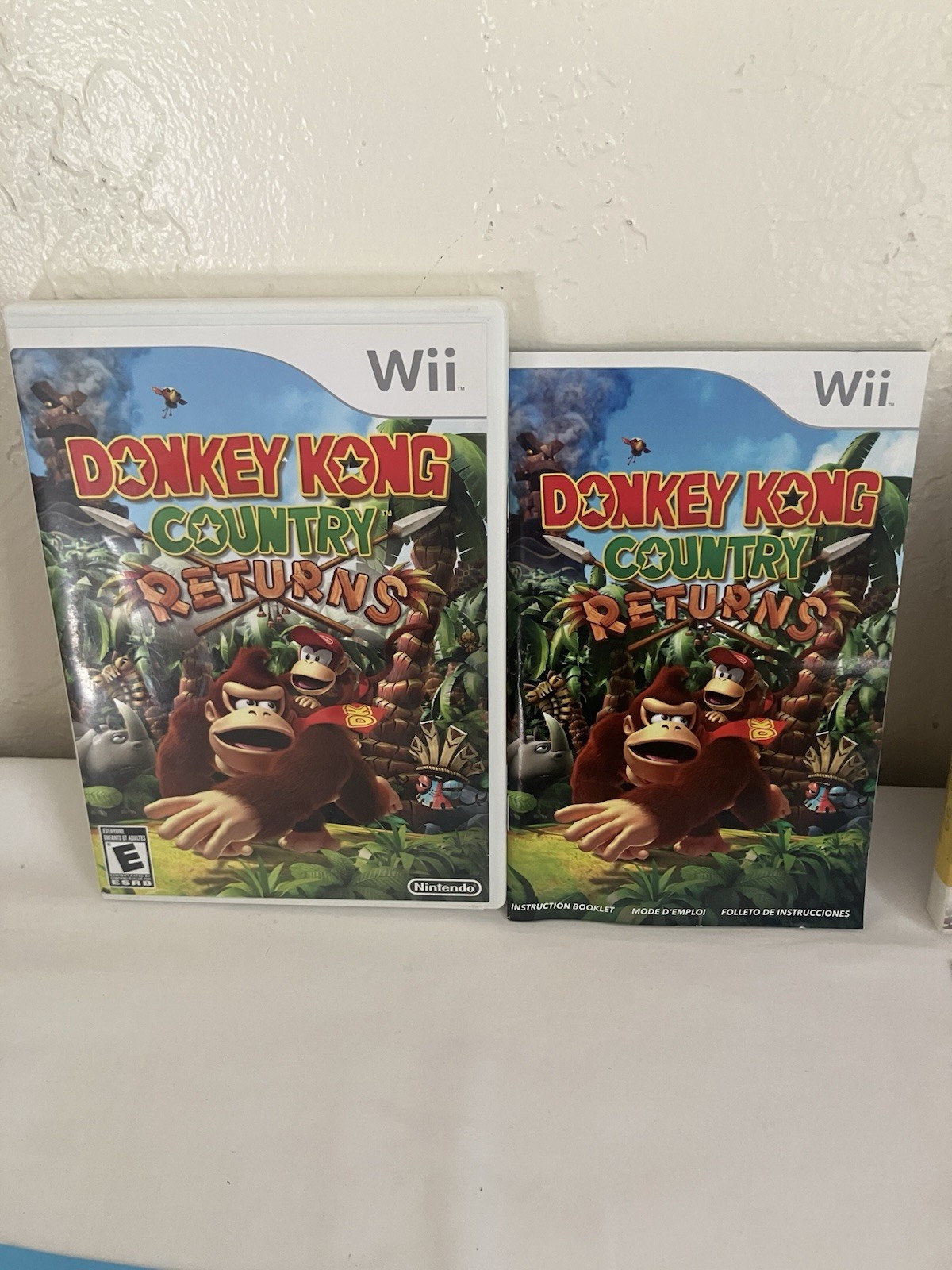 Donkey Kong Country Returns & DK Barrel Blast Nintendo Wii Tested Fast Free Ship
