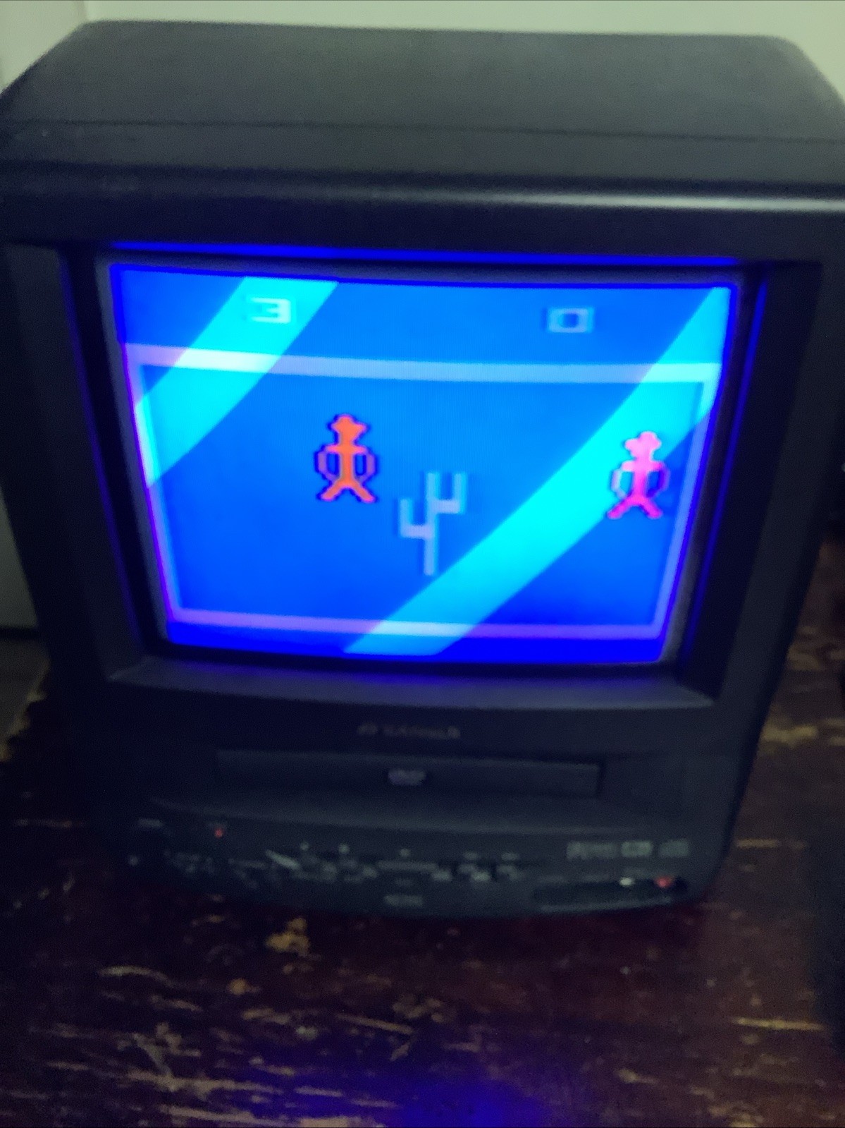 Atari 2600 4in1 Brazil Video Game Cartridge (Kung Fu, Dragon Fire, Spider Man)