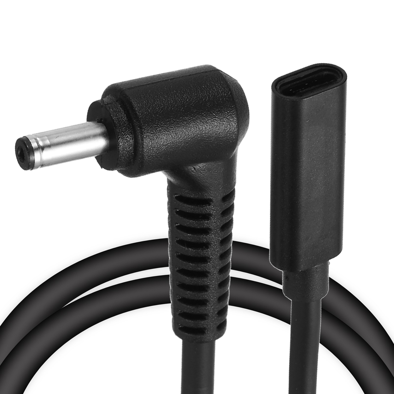 0.5FT USB C to DC PD Power Fast Charging Cable, 4mmx1.35mm 65W/18V-20V(Black)