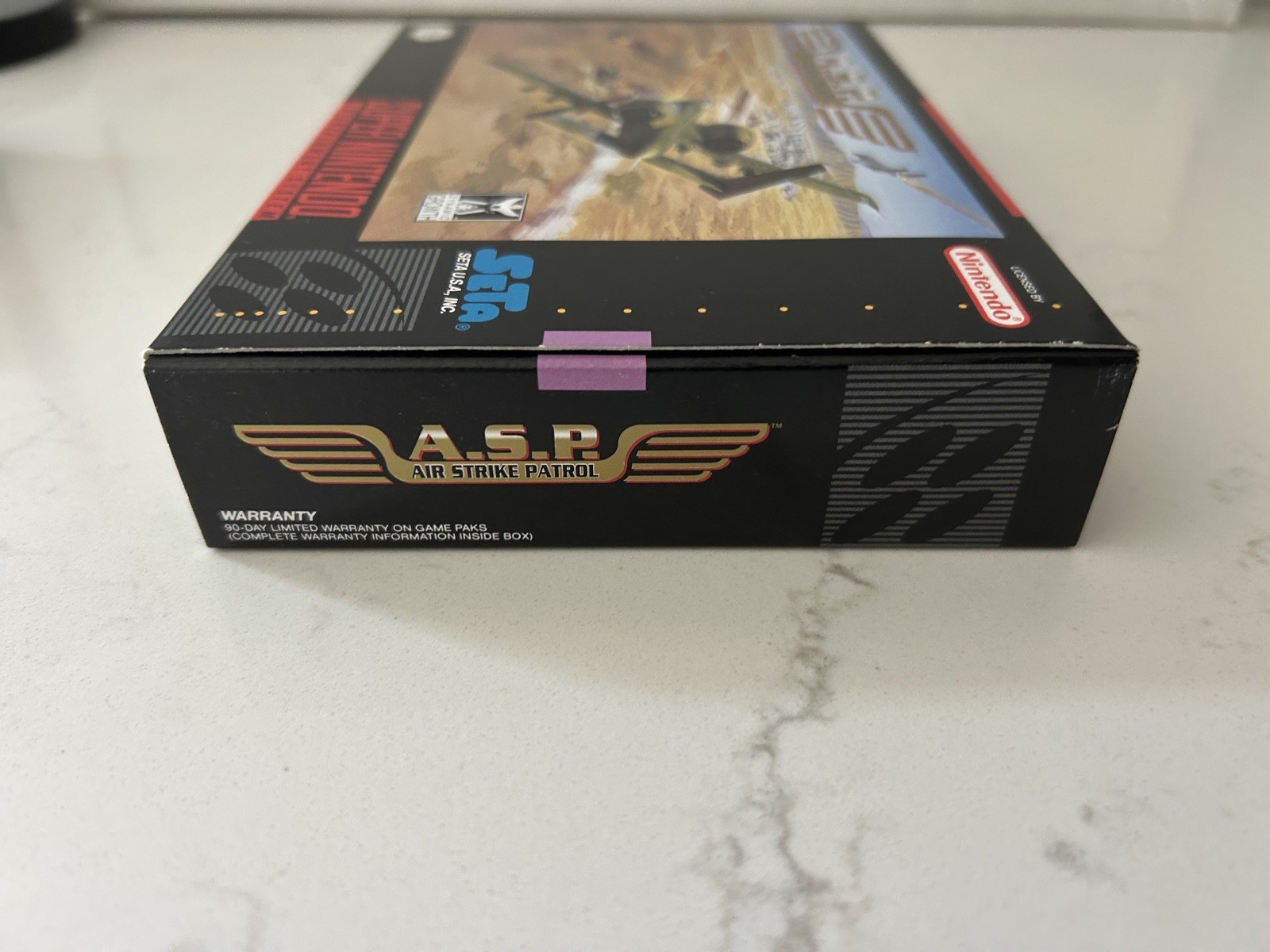 A.S.P. Air Strike Patrol (SNES) Super Nintendo CIB Complete Tested SETA