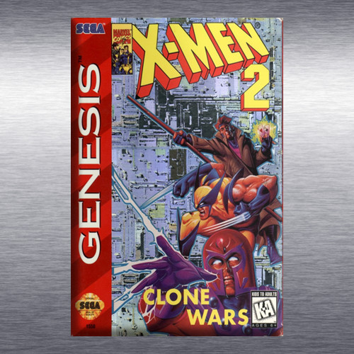 X-Men 1, 2 Video Game Box Art *Genesis* High Quality Magnet