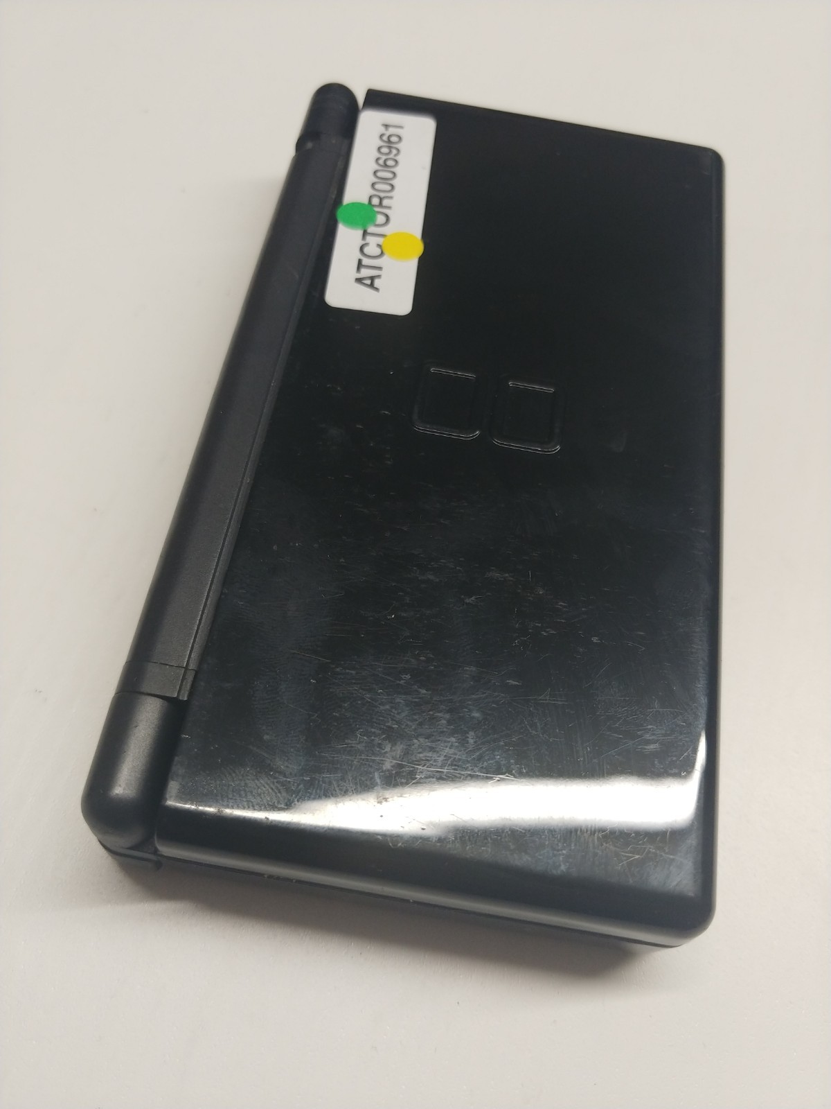 Nintendo DS Lite Onyx Black Handheld Gaming System Console Only Broken Hinge