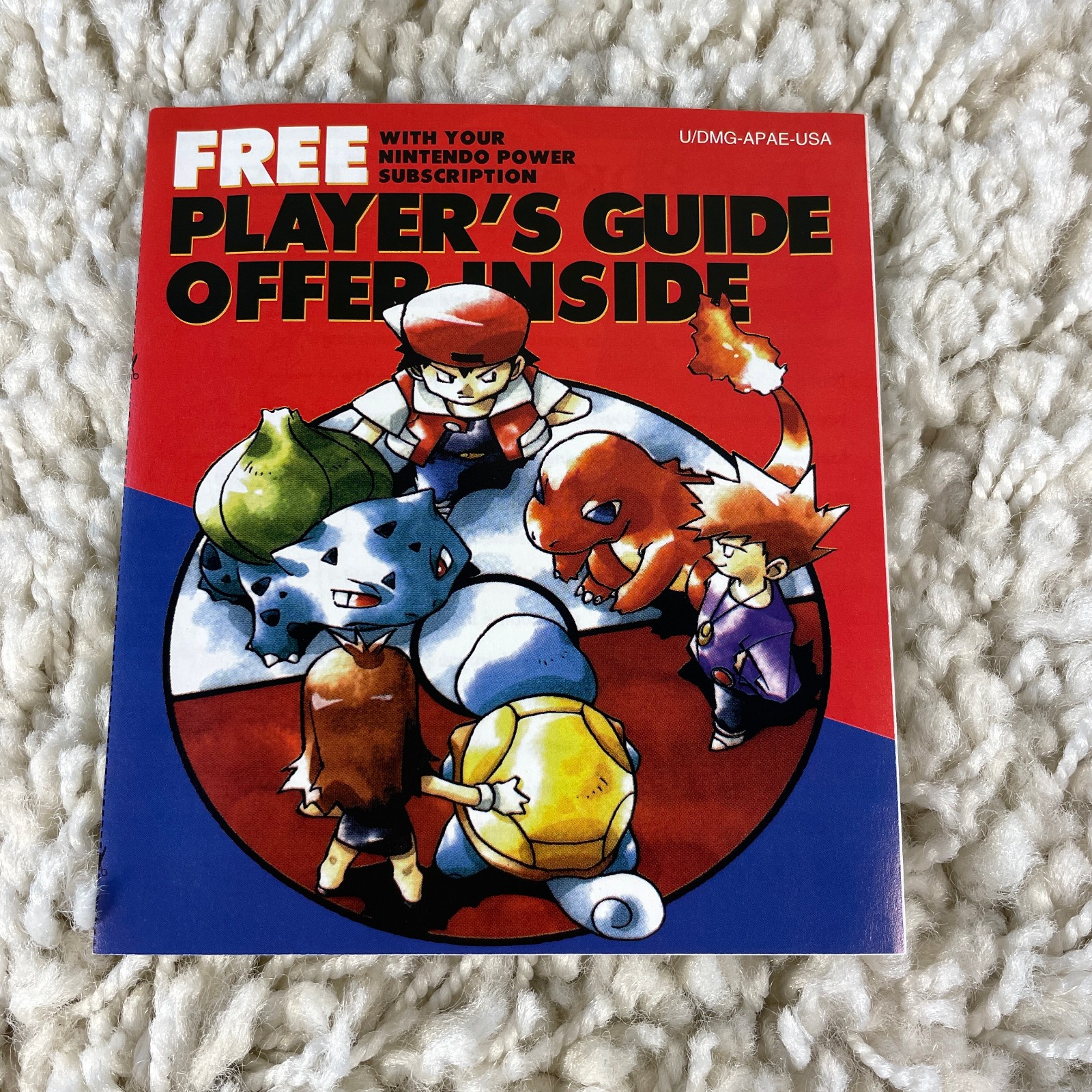 Pokemon Blue Red Game Boy Nintendo Power Player’s Guide Offer Insert Only No Box