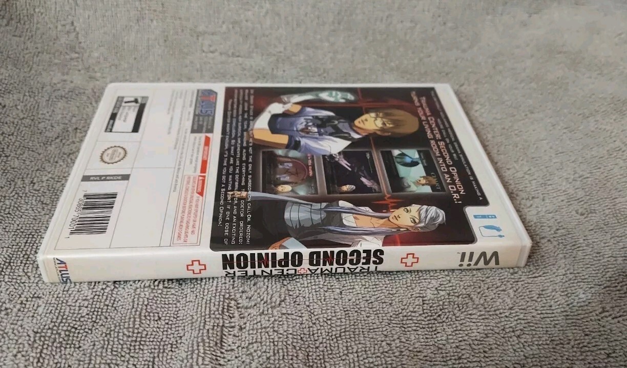 Trauma Center Second Opinion (Nintendo Wii, 2006 Altus) Complete CIB W/ Manual