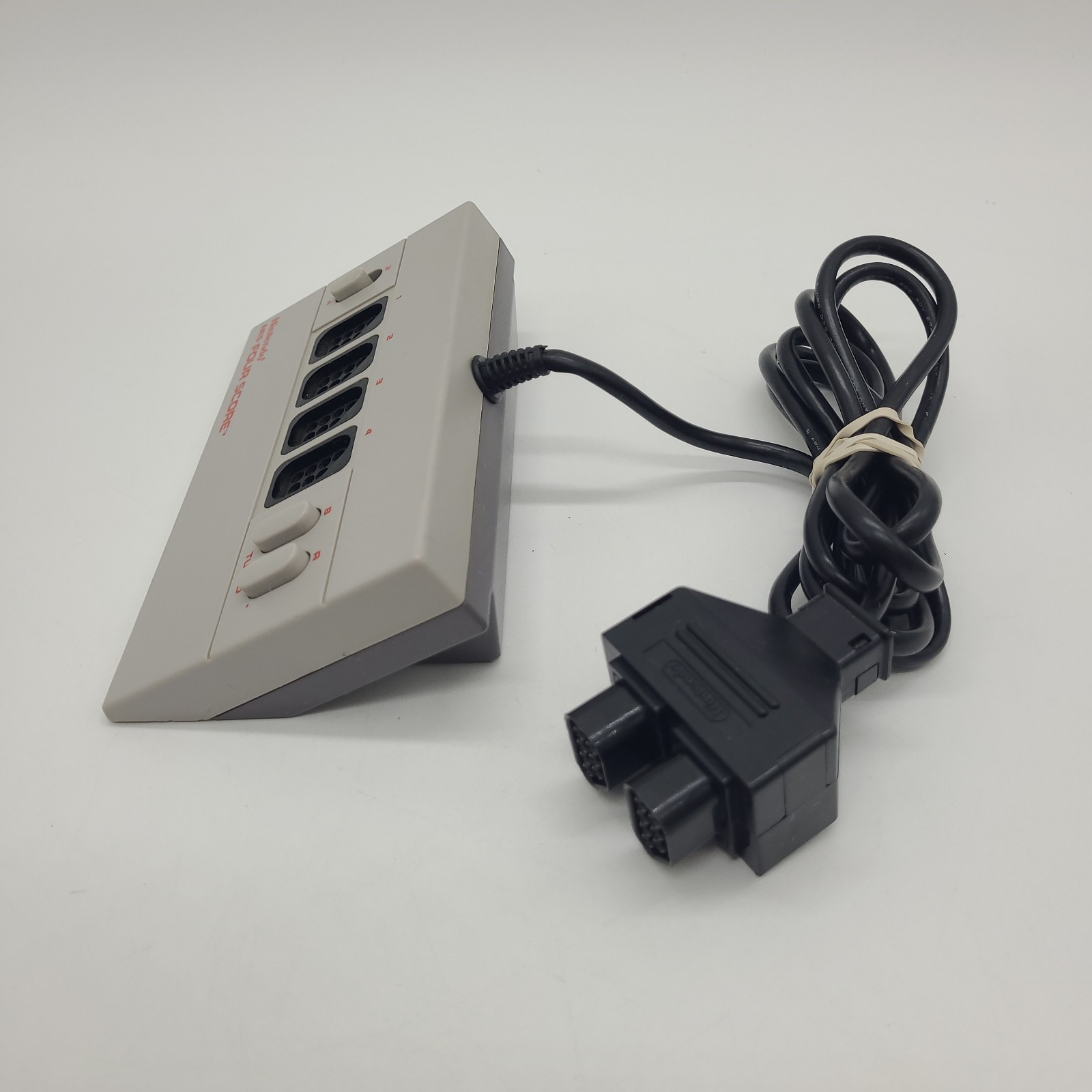Nintendo NES Four Score NES-034 Multiplayer Adapter OEM Tested