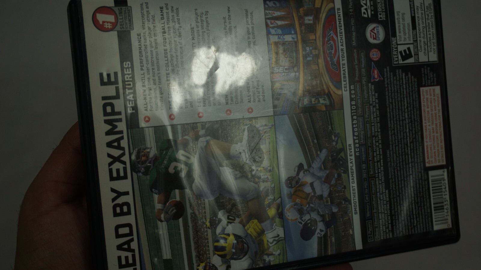 NCAA Football 08 PS2 CIB Sony PlayStation 2 2007 Complete with Manual B