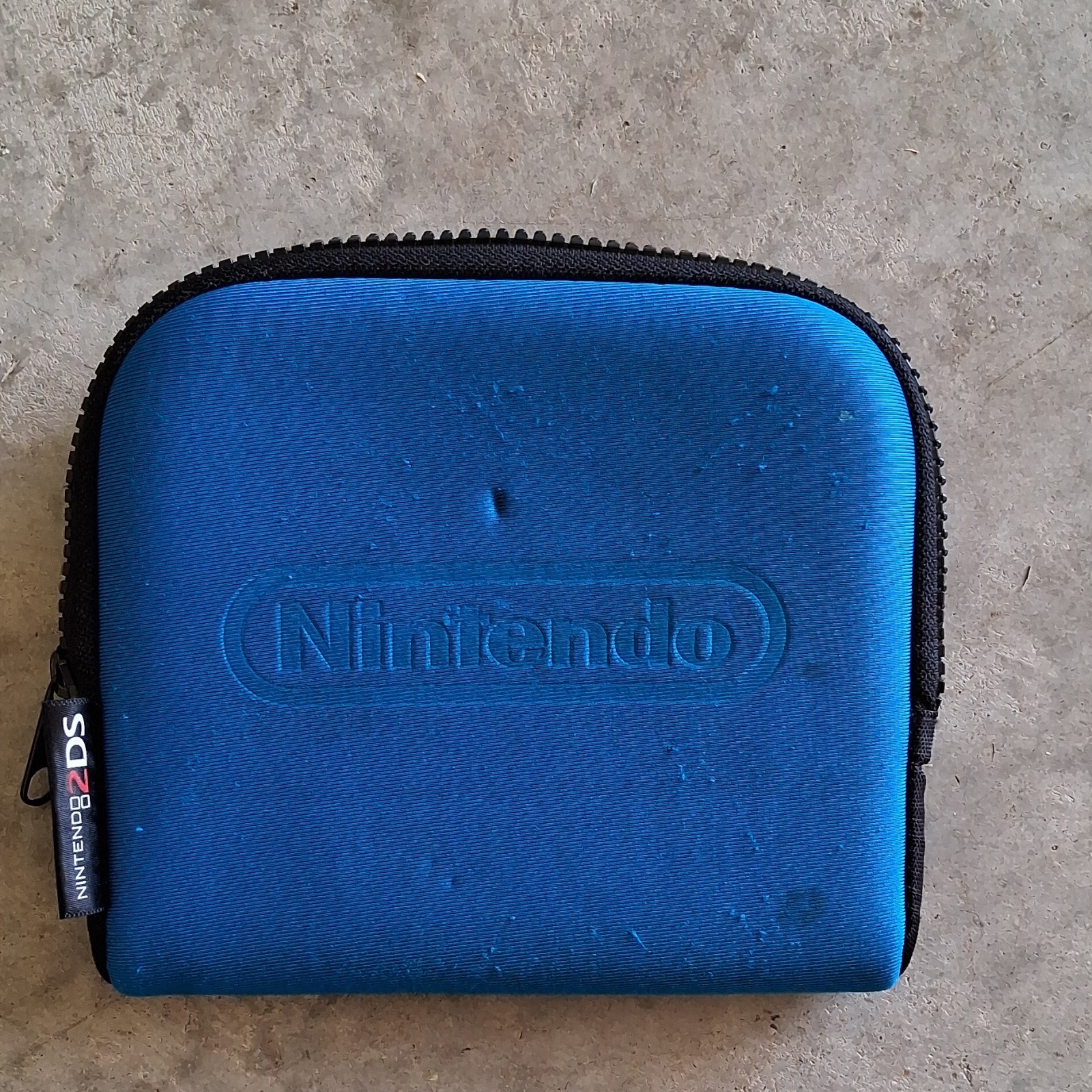 Nintendo Blue/Black Zipper Carrying Case for Nintendo 2DS Console