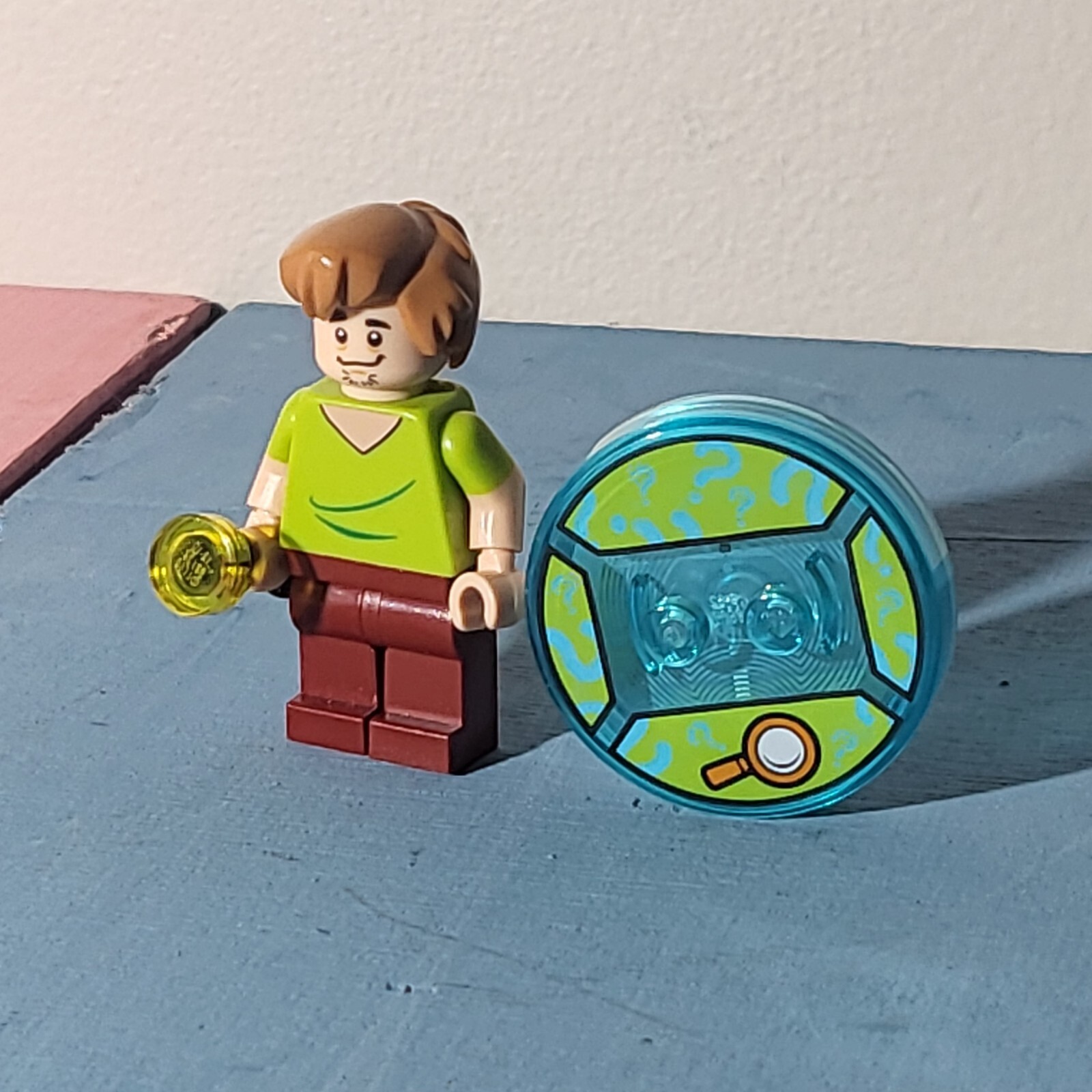Lego Dimensions Scooby Doo Shaggy Figure And Tag Base/disc With Flashlite