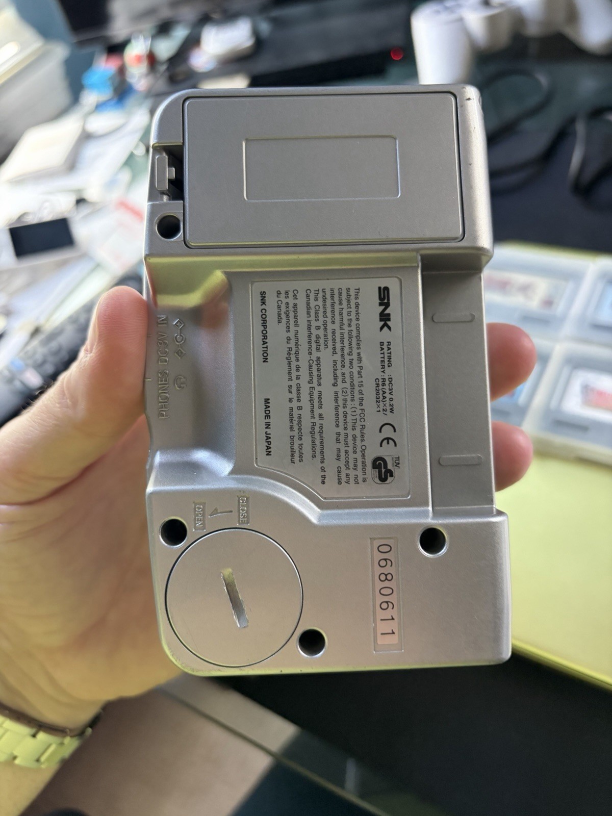 SNK Neo Geo Pocket Color System Console IPS Mod Screen