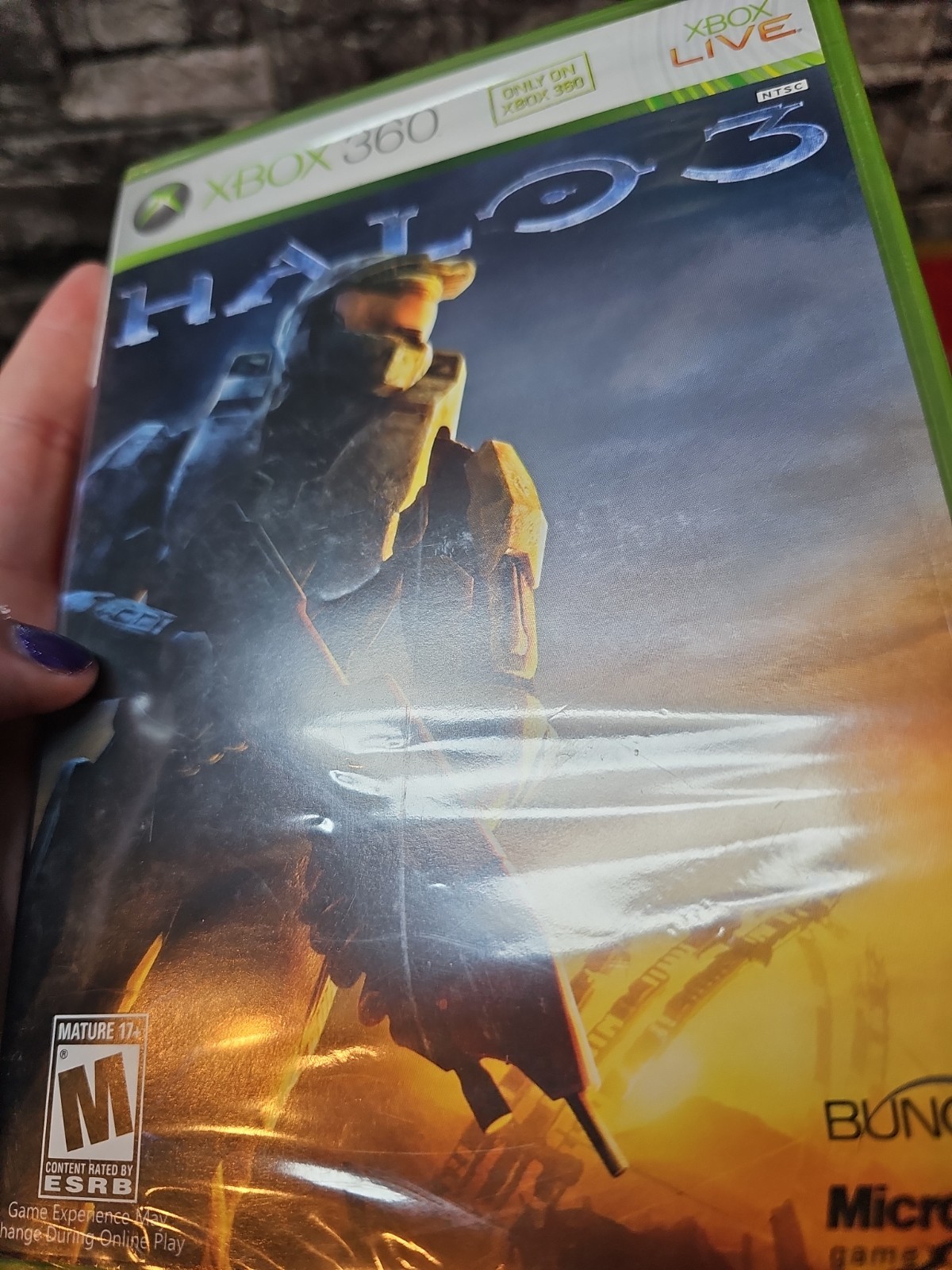 Halo 3 (Xbox 360, 2007) Factory Sealed Small Tears* New In Plastic Wrap
