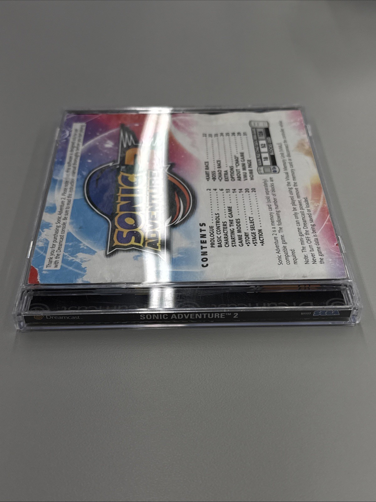 Sonic Adventure 2 SEGA Dreamcast 2001 CIB Must Read Below Near Mint Disc