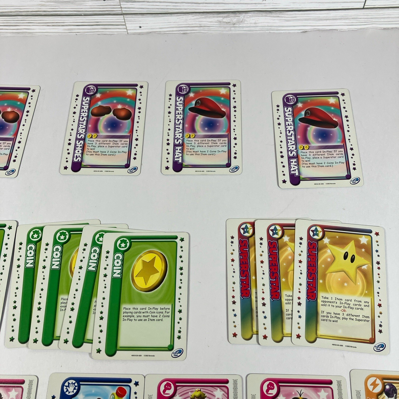 Mario Party e-Reader Card Game Nintendo Game Boy 2003 – 22 Cards Lot – No Box