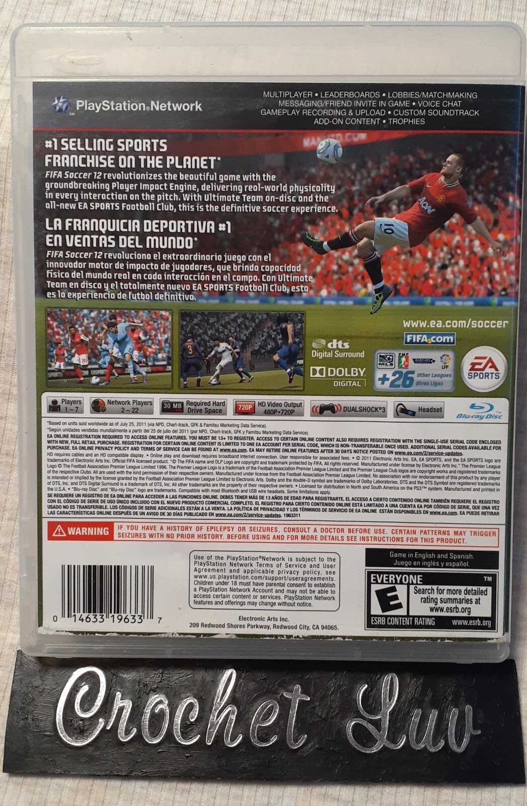 FIFA Soccer 12 PS3 Sony PlayStation 3 CIB complete