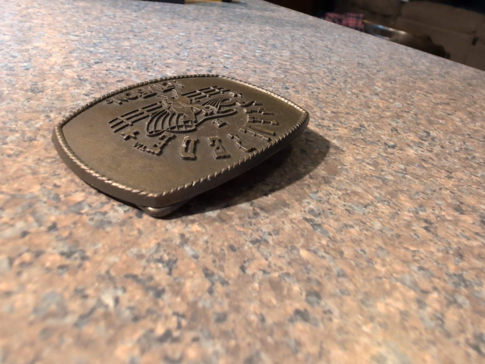 Atari Video Game Vintage 80’s Activision- Stampede Belt Buckle
