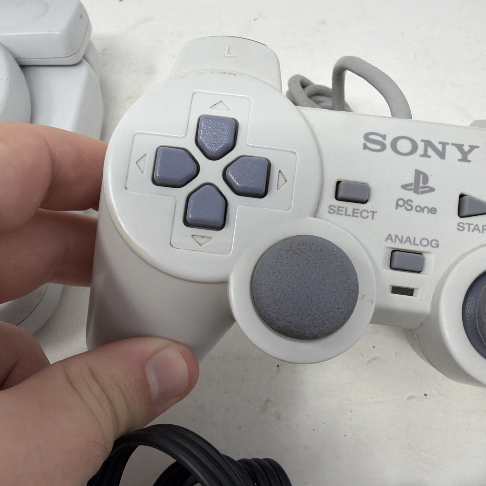 PSOne Console & LCD Screen Bundle Controller & Cords Tested Works SEE PICS