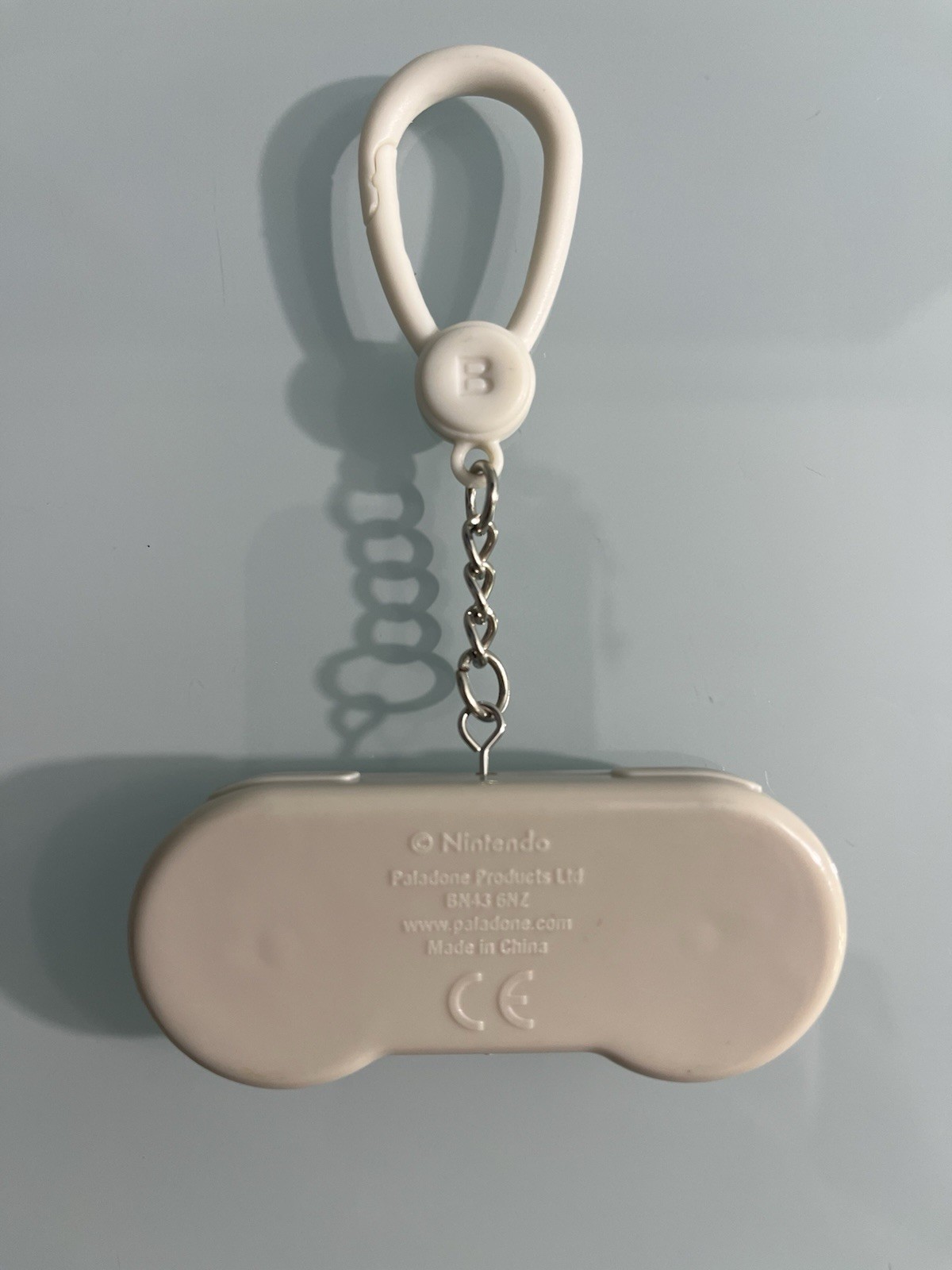 Super Nintendo SNES Controller Figure Keychain Backpack Clip Accessory Retro