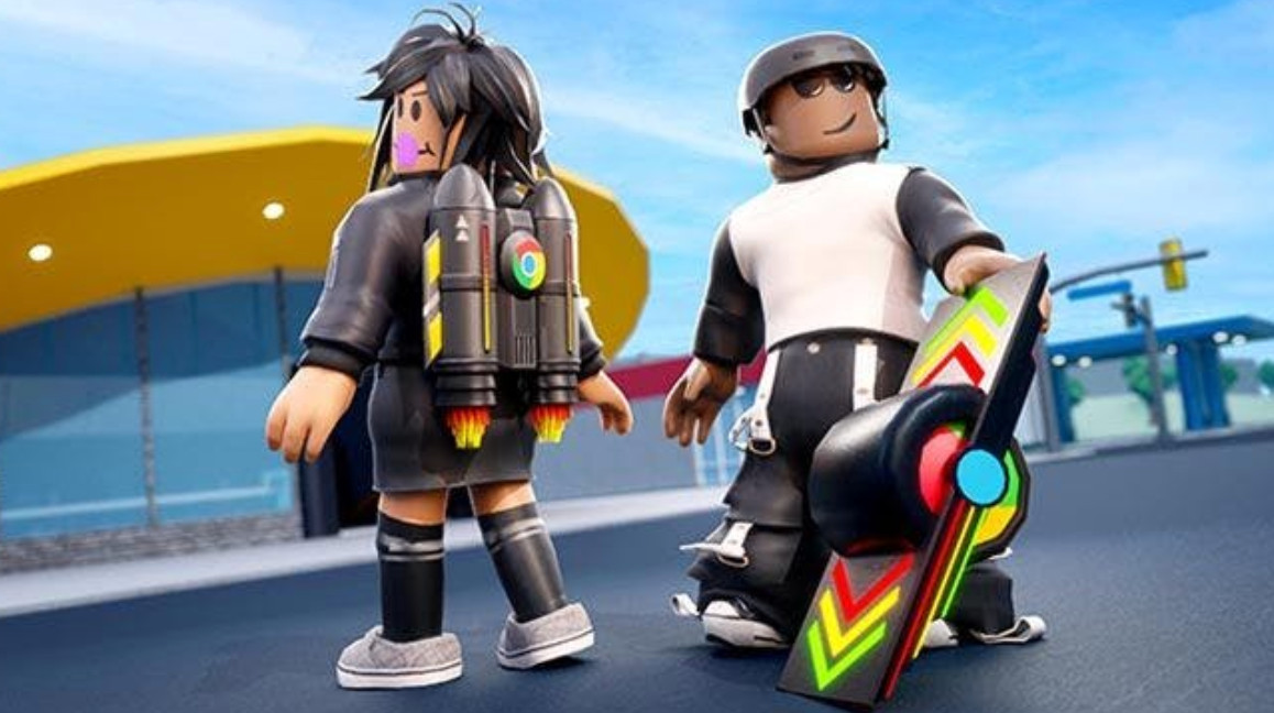 EXCLUSIVE Roblox Chromebook jetpack AND scooter to use in Bloxburg!!