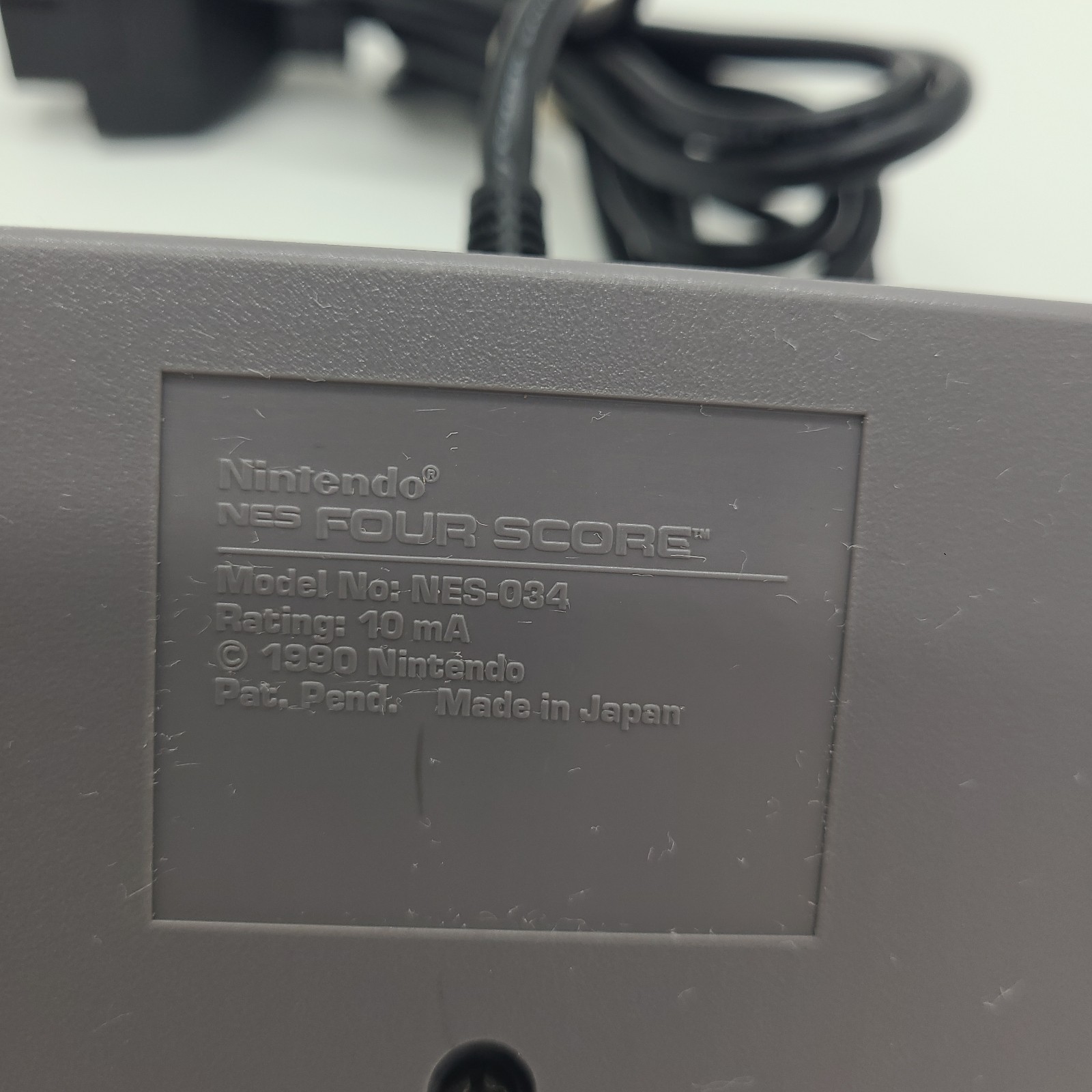 Nintendo NES Four Score NES-034 Multiplayer Adapter OEM Tested