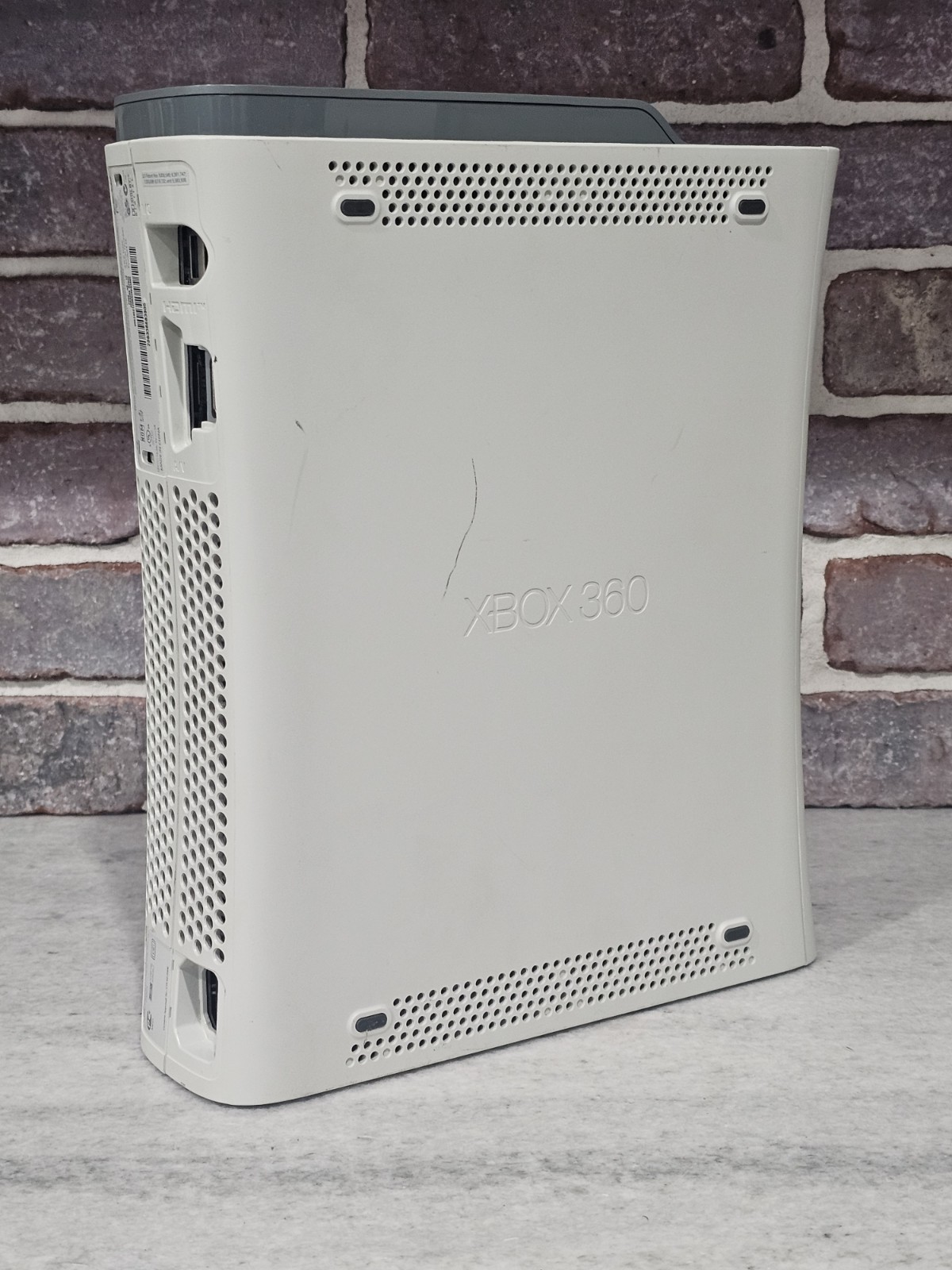 Microsoft Xbox 360 60GB White Console w/ Cables + Controller Tested